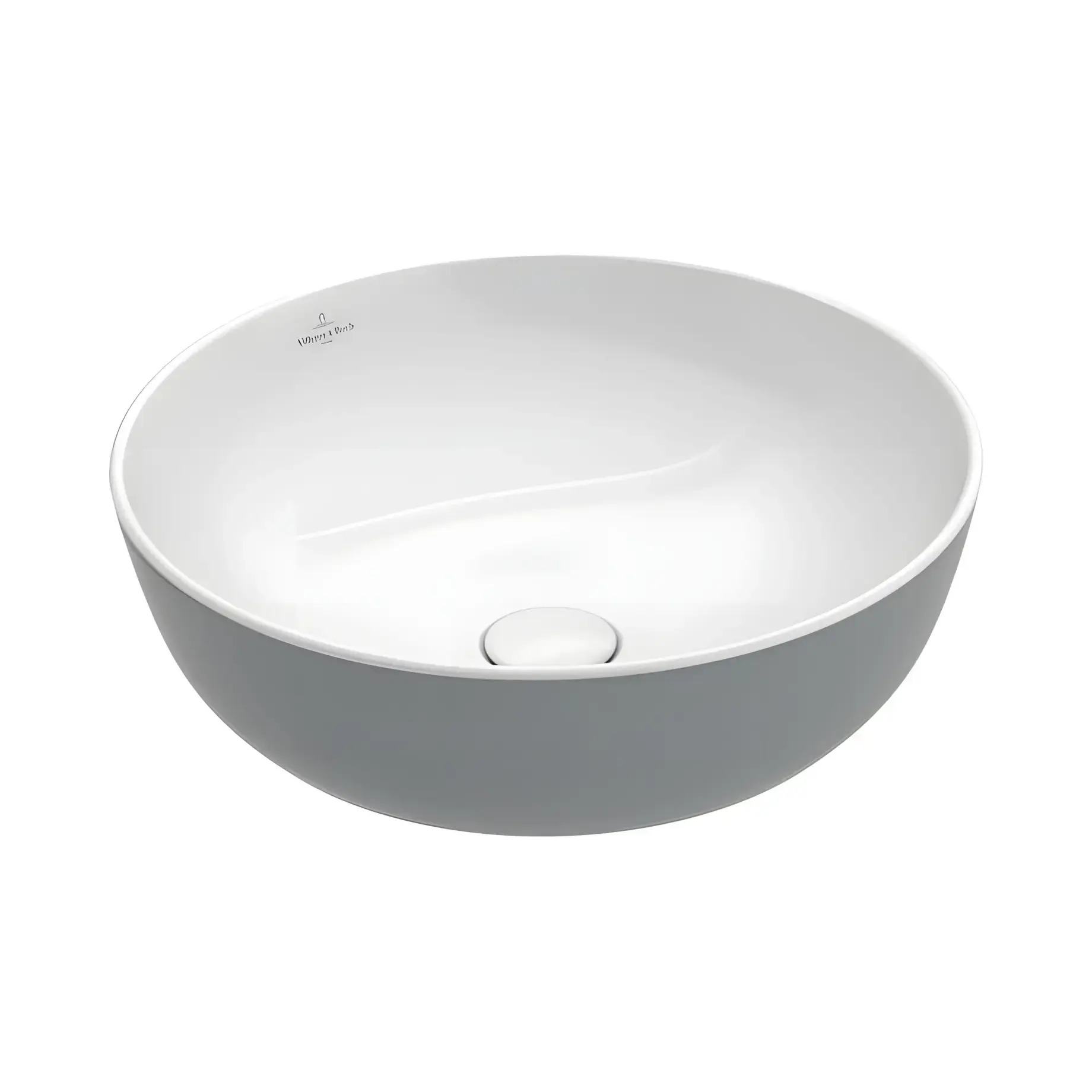 Умивальник Artis Villeroy & Boch 417943BCT7 French Linen 43 х 43 см — вид на білому тлі