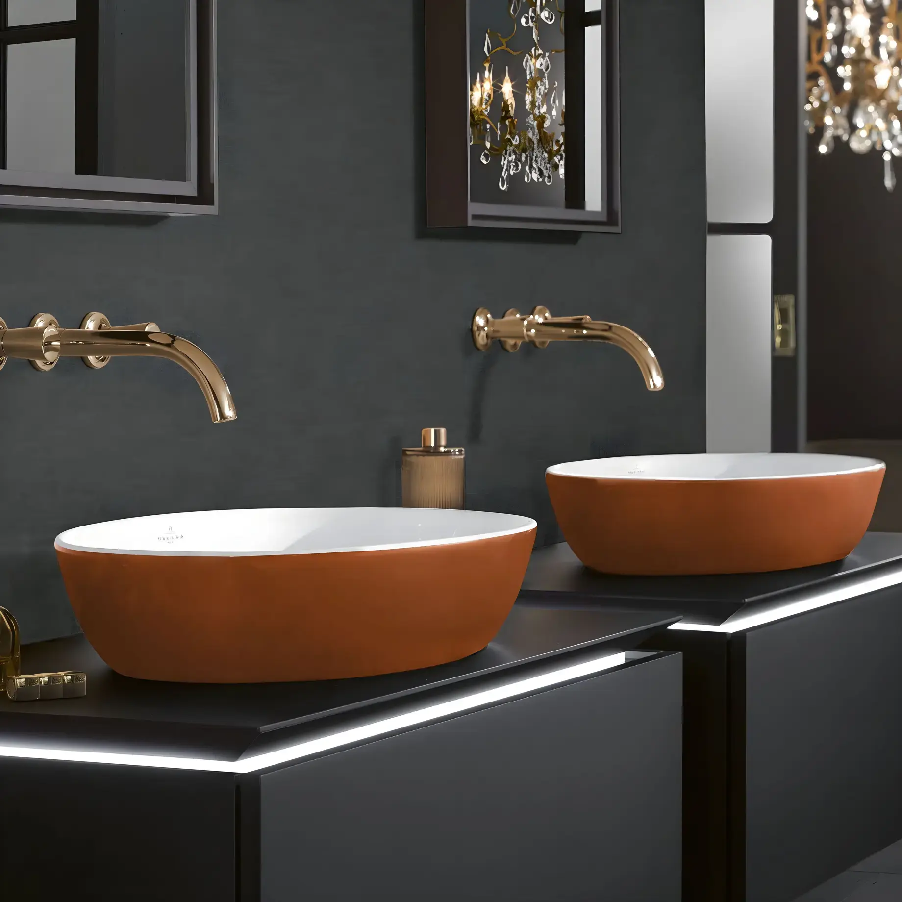 Умивальник Artis Villeroy & Boch 417943BCW8 Rust — вид згори