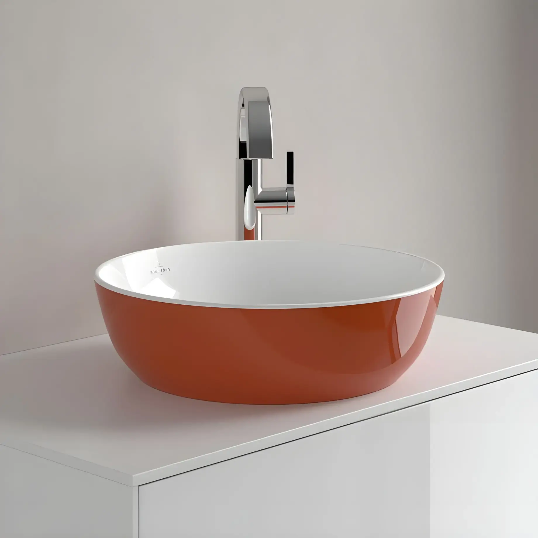 Умивальник Artis Villeroy & Boch 417943BCW8 Rust — вид ззаду