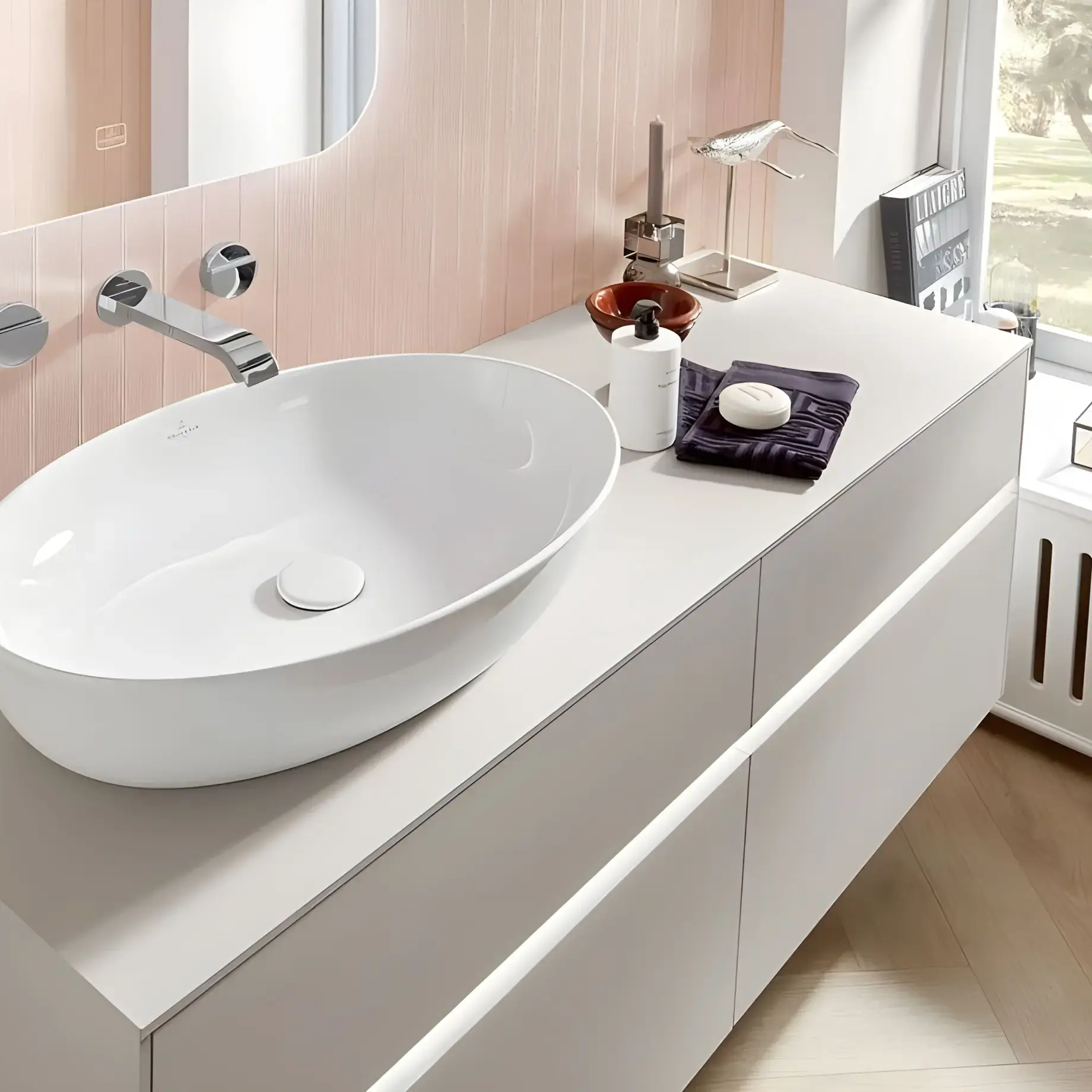 Умивальник Artis Villeroy & Boch 41986101 Alpine White — вид згори