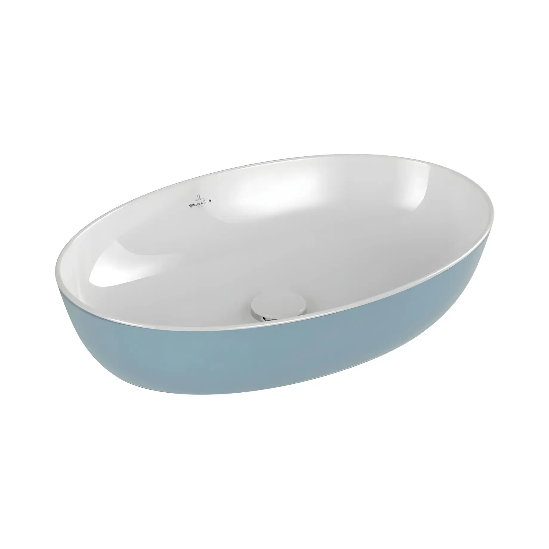 Умивальник Artis Villeroy & Boch 419861BCS6 Frozen 61 х 41 см — вид на білому тлі
