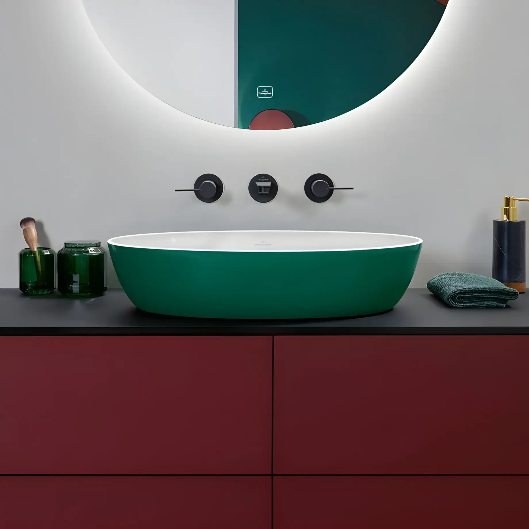 Умывальник Artis Villeroy & Boch 419861BCS7 — вид спереди