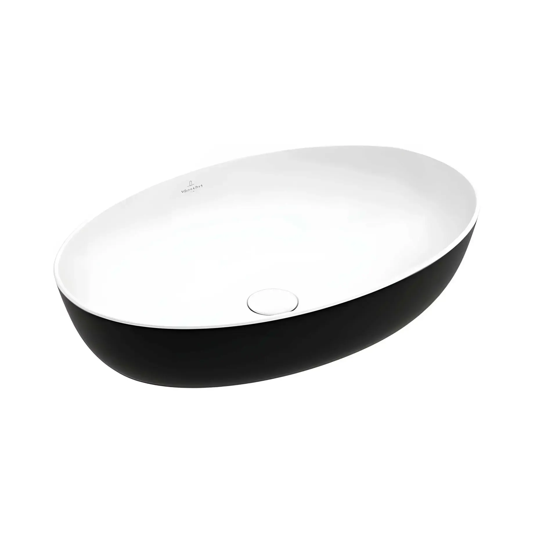 Умивальник Artis Villeroy & Boch 419861BCT8 Coal Black 61 х 41 см — вид на білому тлі