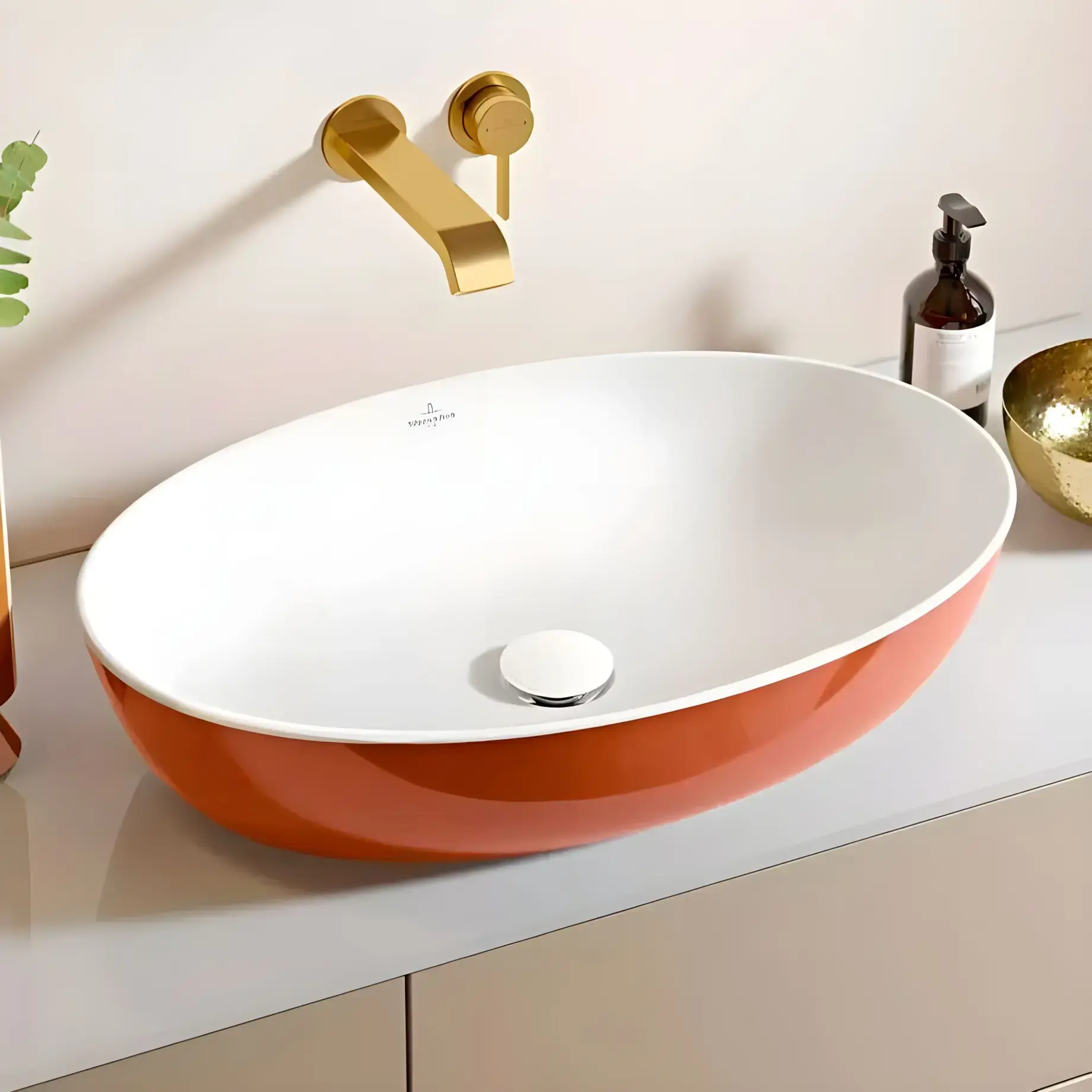 Умивальник Artis Villeroy & Boch 419861BCW8 Rust — вид спереду