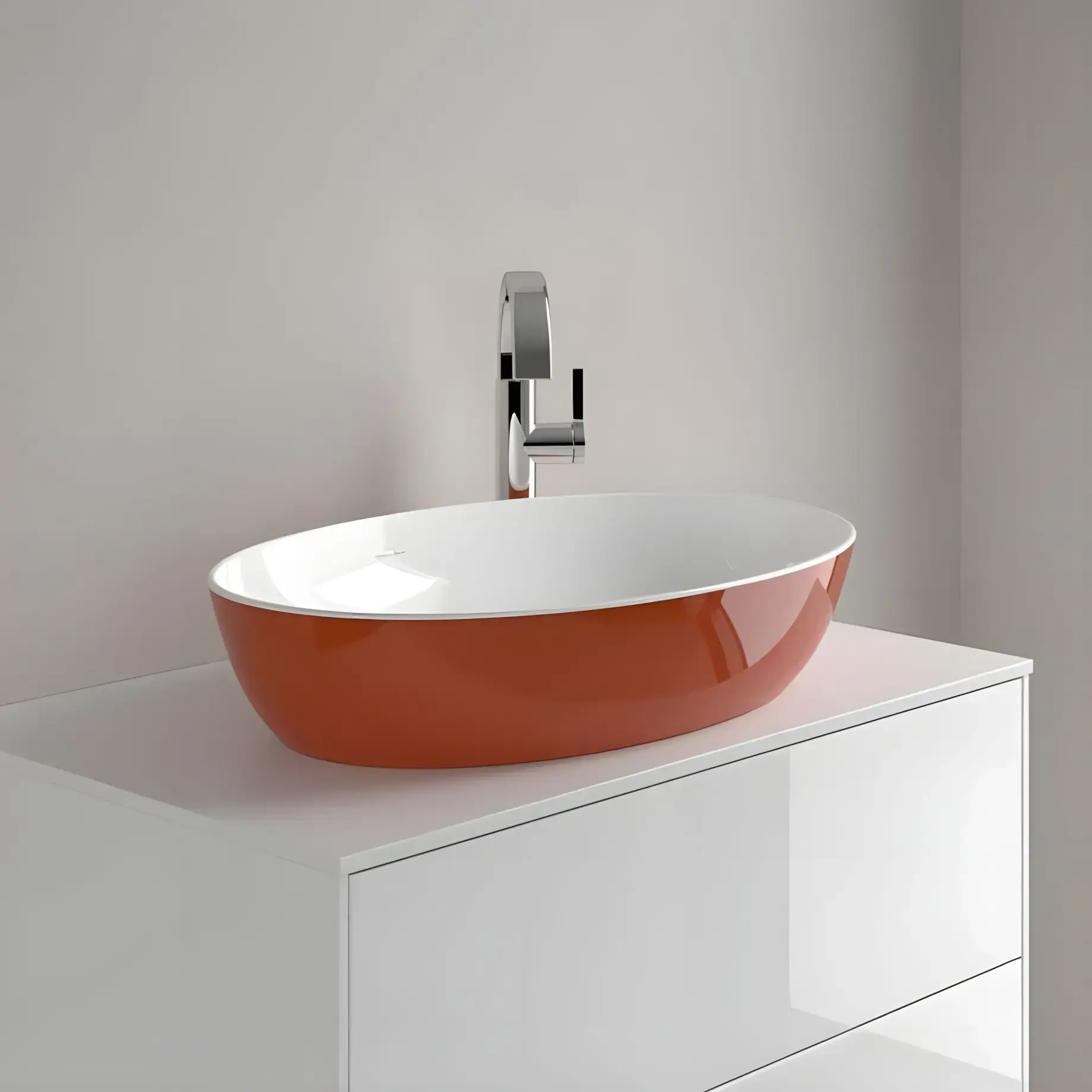 Умивальник Artis Villeroy & Boch 419861BCW8 Rust — ракурс 3/4
