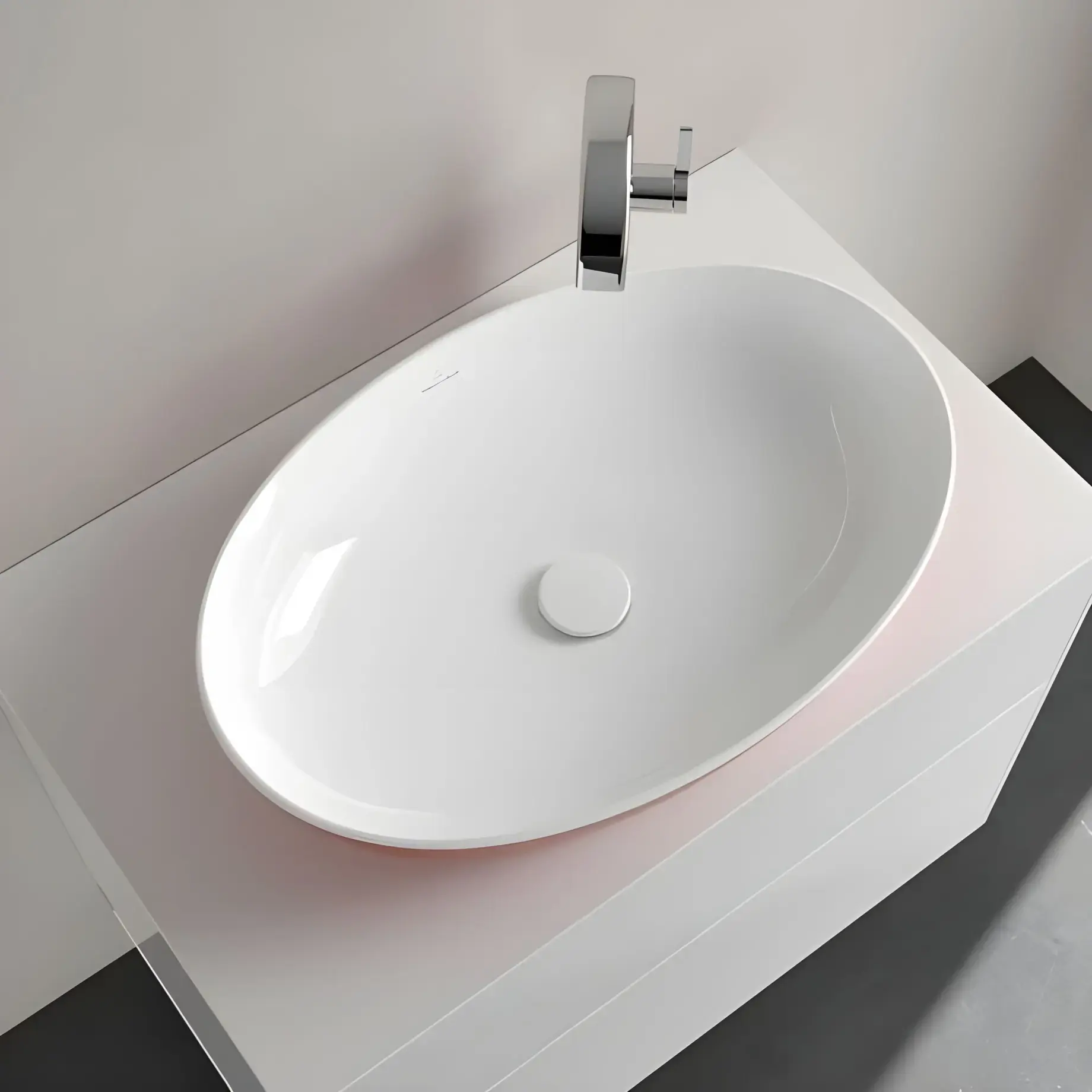 Умивальник Artis Villeroy & Boch 419861BCW8 Rust — деталь крупним планом