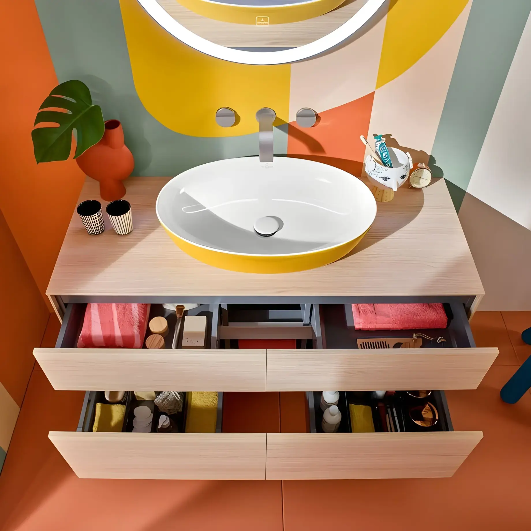 Умивальник Artis Villeroy & Boch 419861BCW9 Indian Summer — вид згори
