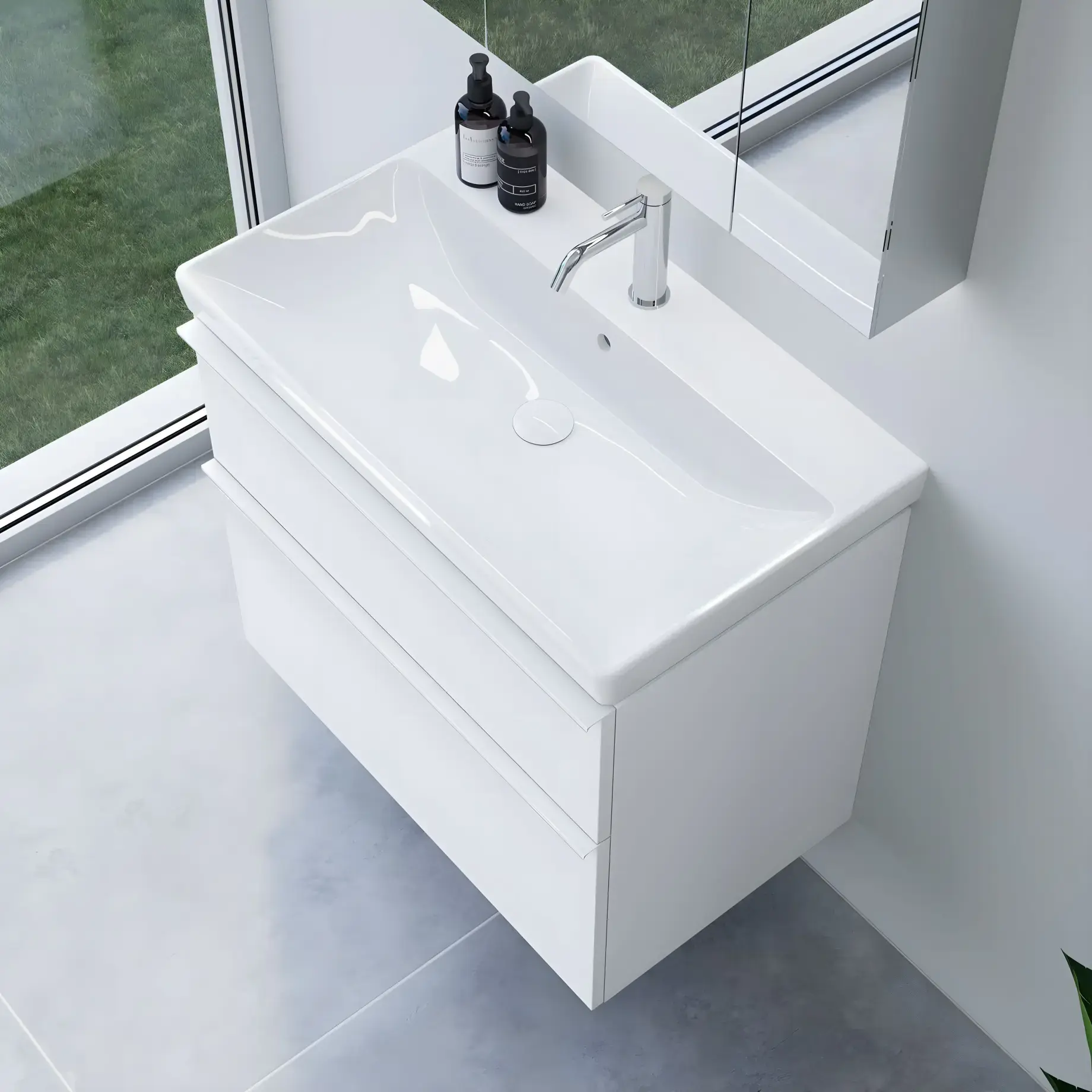 Умывальник  Avento Villeroy & Boch 41568001 — вид спереди