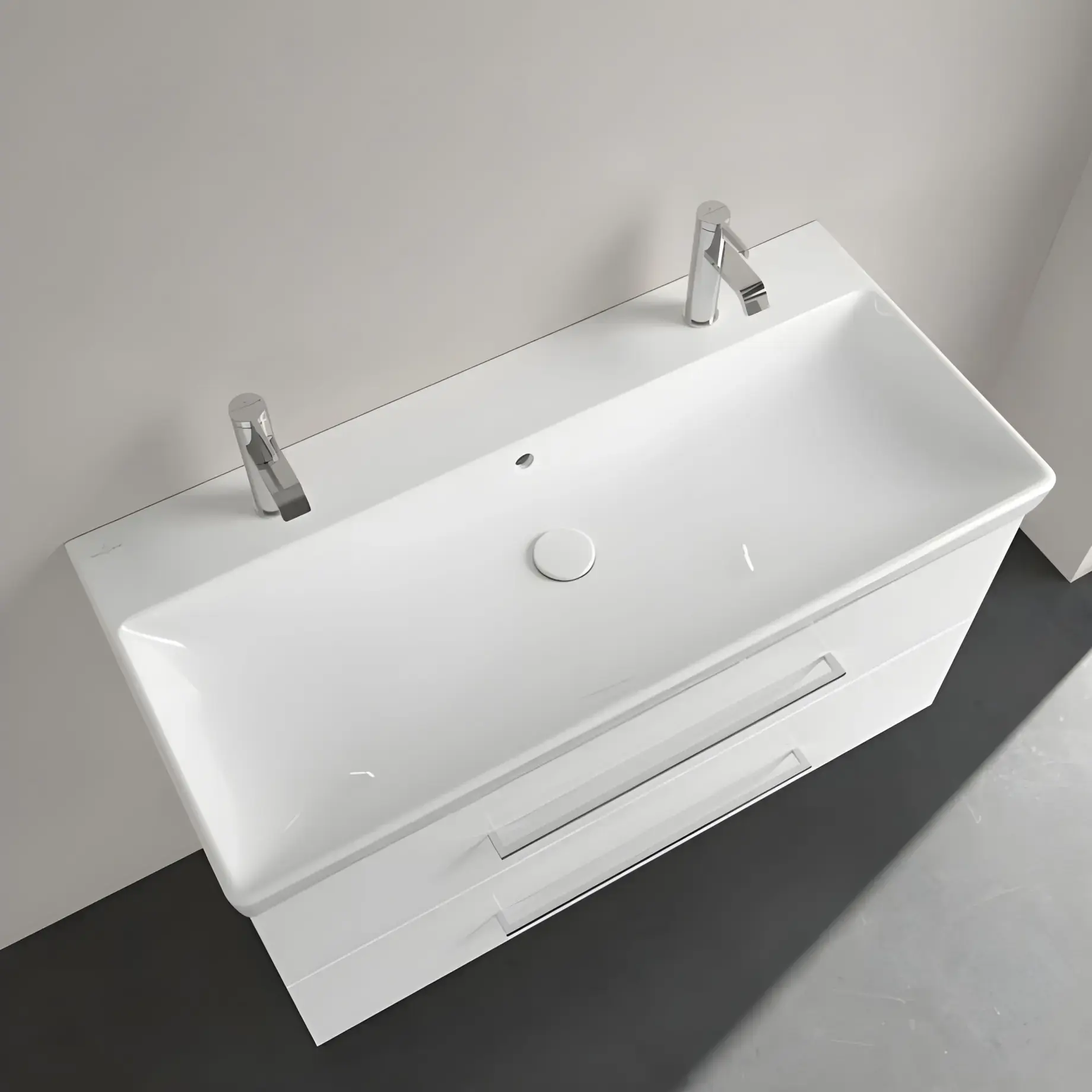 Умывальник Avento Villeroy & Boch 4156A4R1 — вид спереди