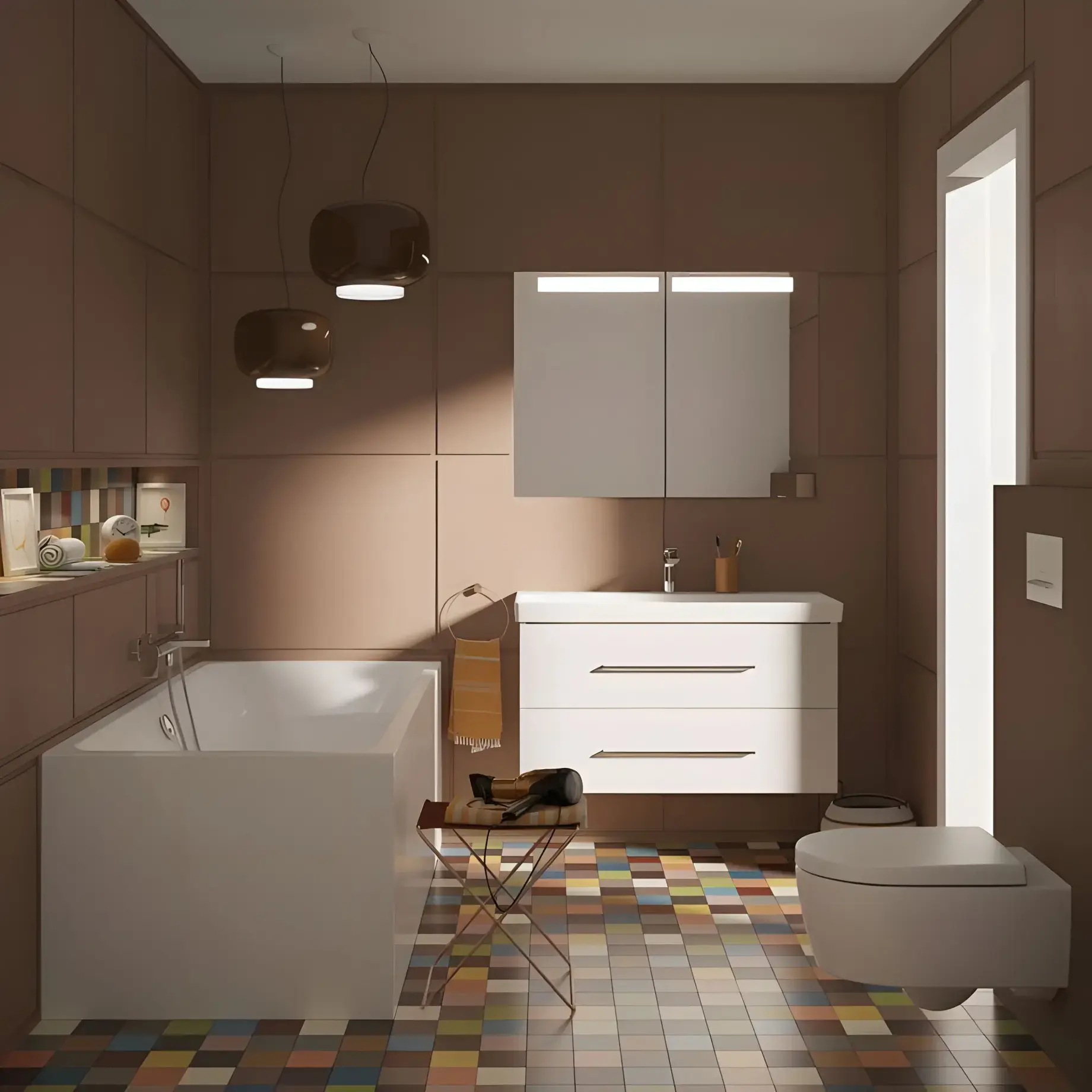 Умивальник Avento Villeroy & Boch 4156A501 Alpine White — вид спереду