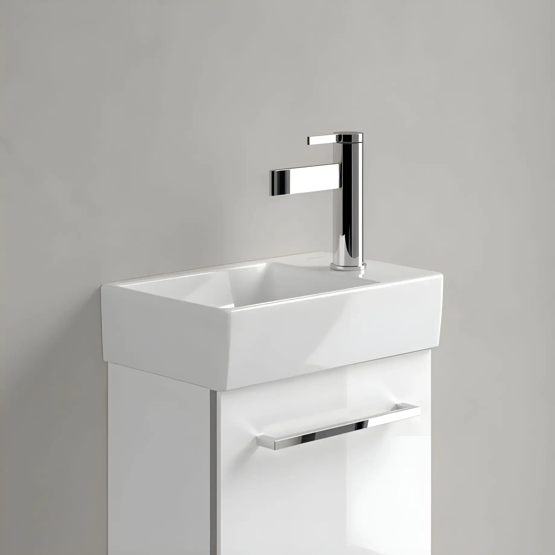 Умивальник Avento Villeroy & Boch 43003L01 Alpine White — вид згори