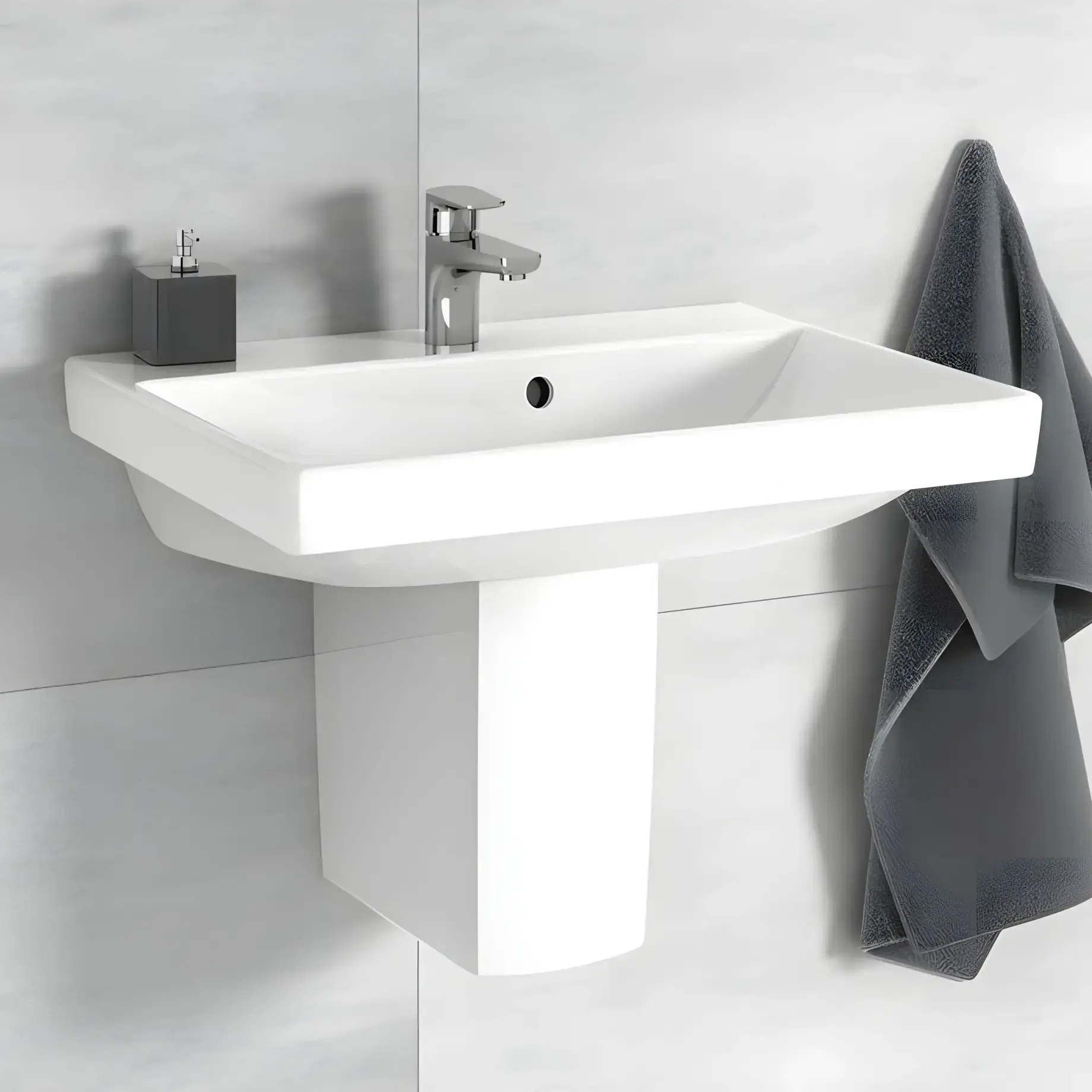 Умивальник Avento Villeroy & Boch 4A005501 — вид спереду