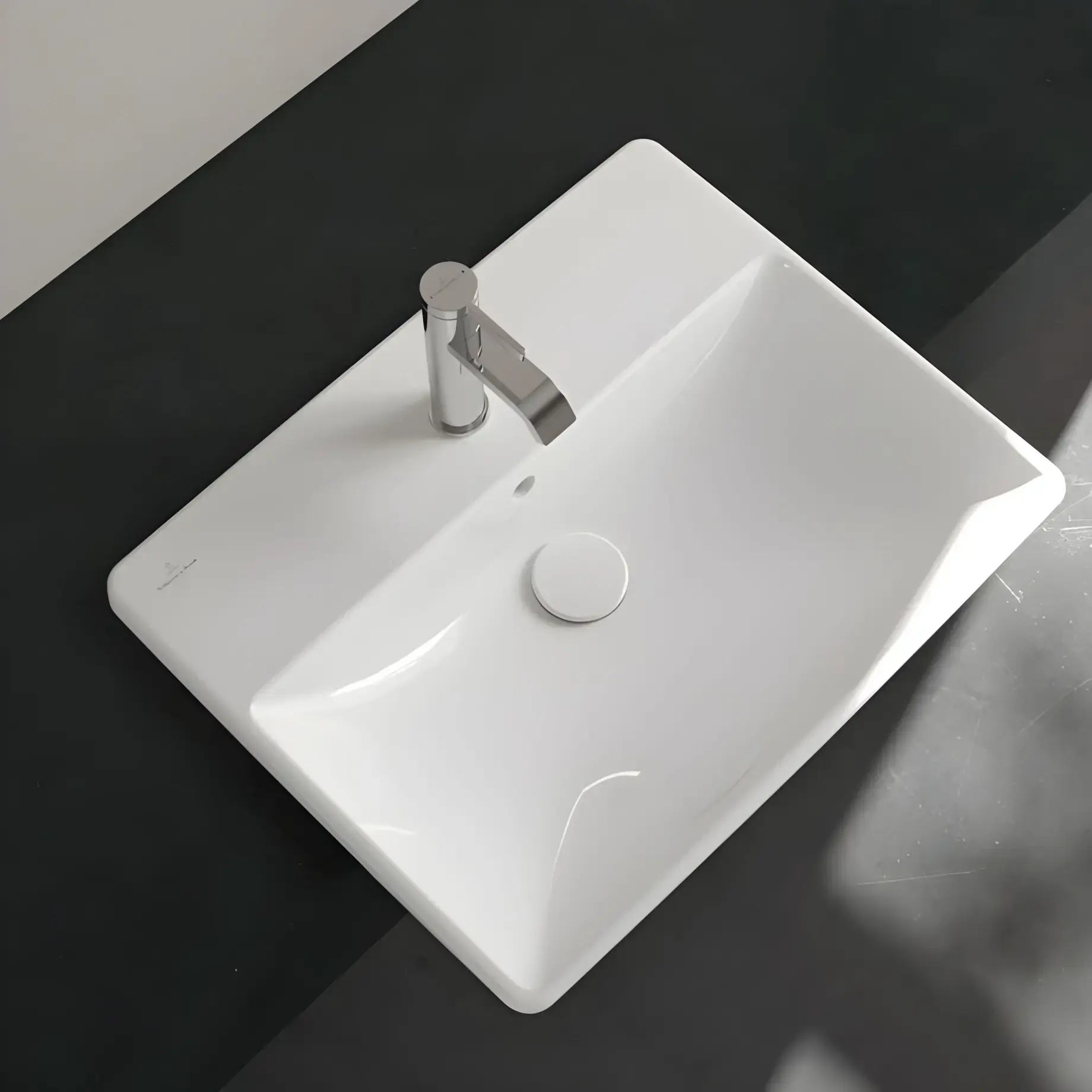 Умивальник Avento Villeroy & Boch 4A065501 — бічний ракурс