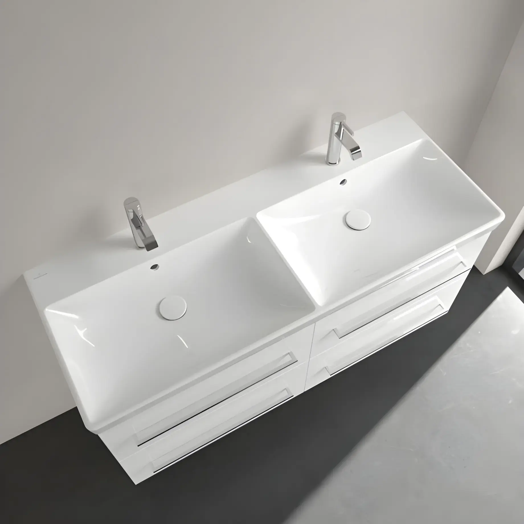 Умивальник Avento Villeroy & Boch 4A23CK01 — у встановленому вигляді