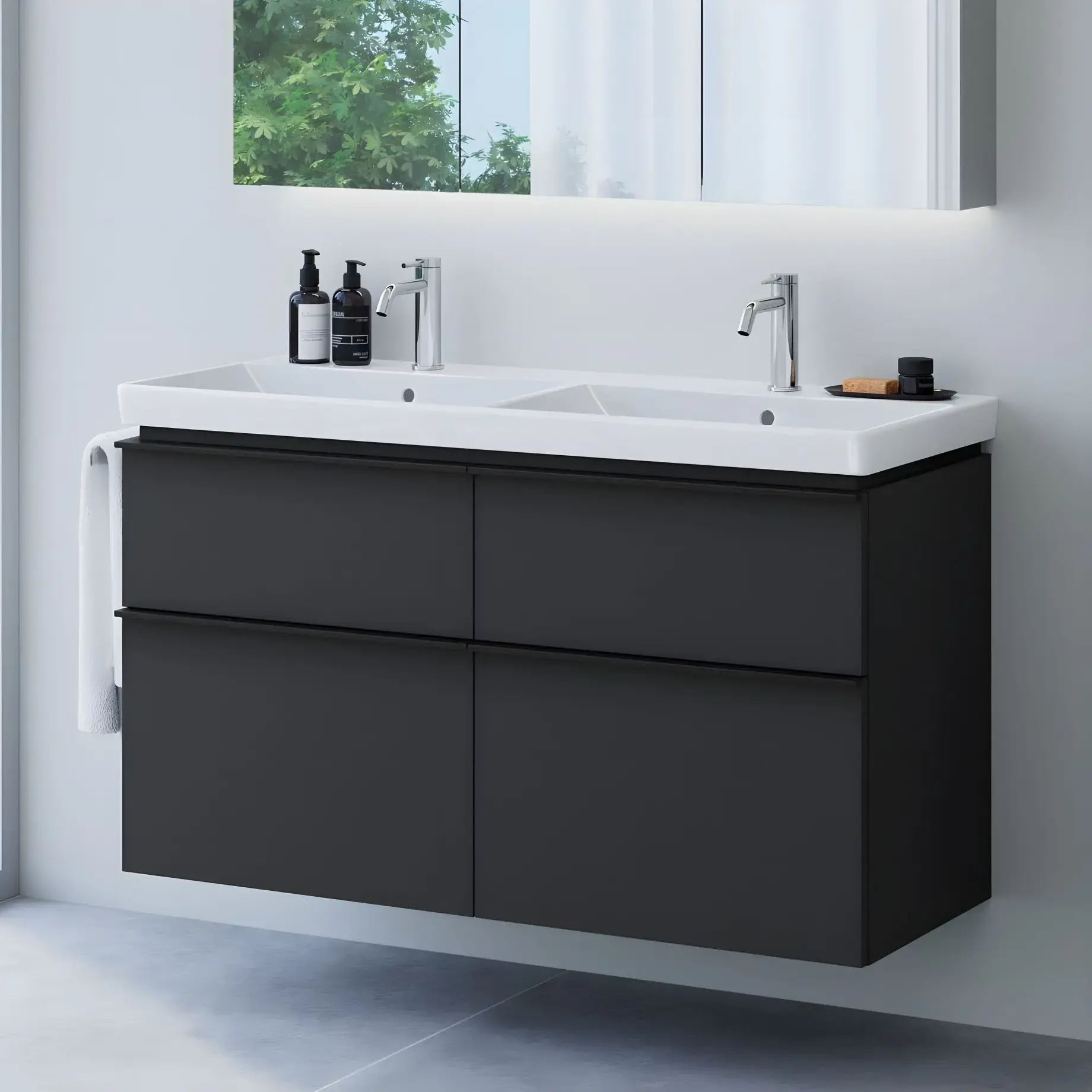 Умивальник Avento Villeroy & Boch 4A23CK01 — вид ззаду