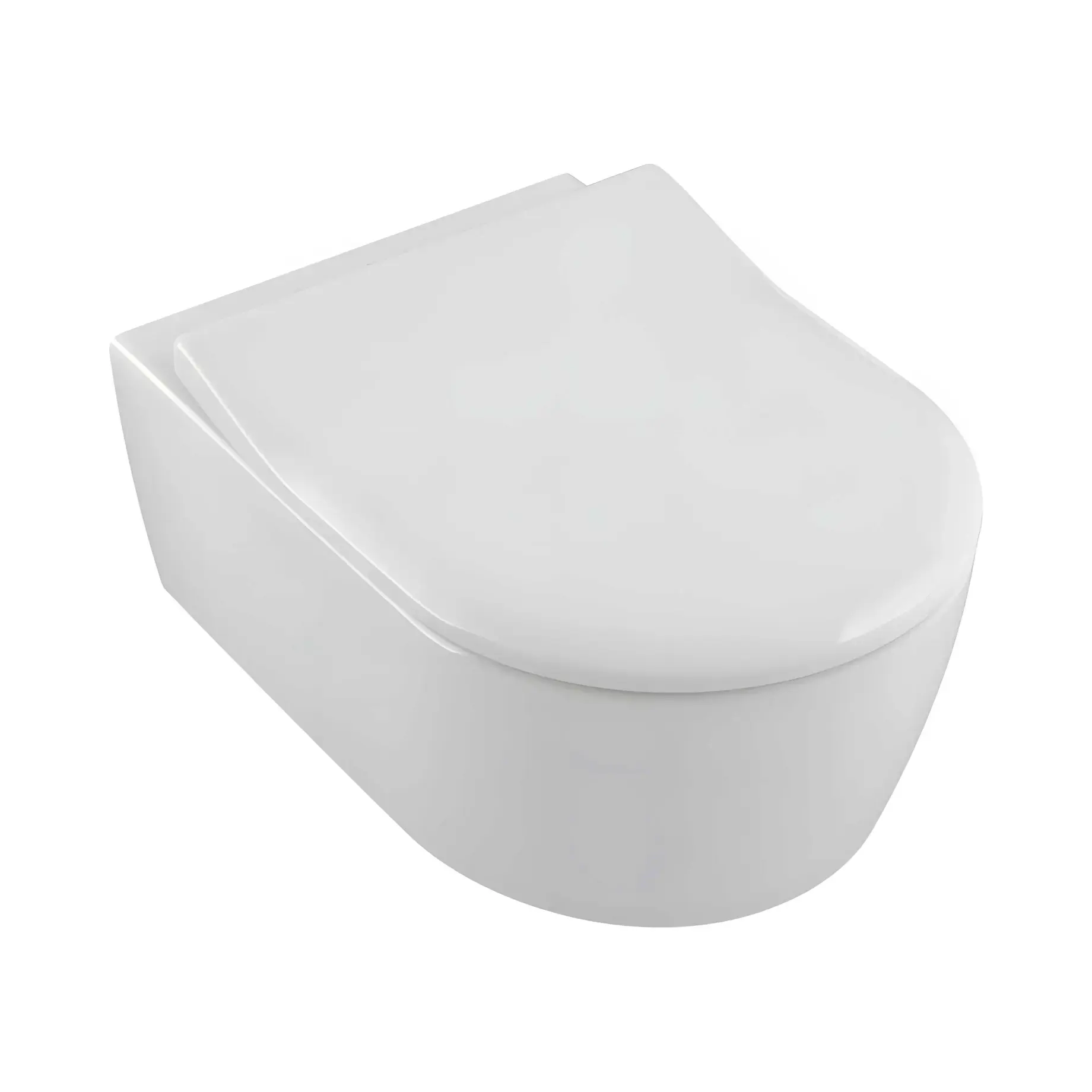 Унітаз Avento Villeroy & Boch 5656RS01 White Alpin 37 х 53 см — вид на білому тлі