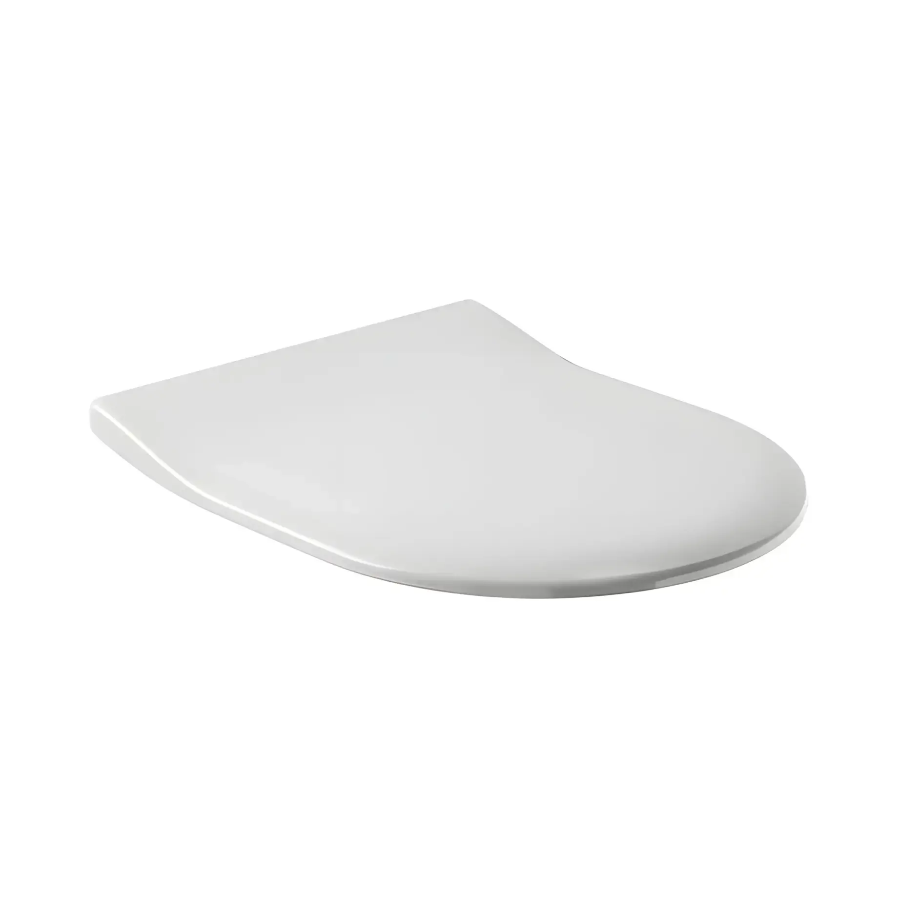 Сидіння з кришкою для унітазу SlimSeat (SoftClosing і QuickRelease) Avento Villeroy & Boch 9M87S101 — вид на білому тлі