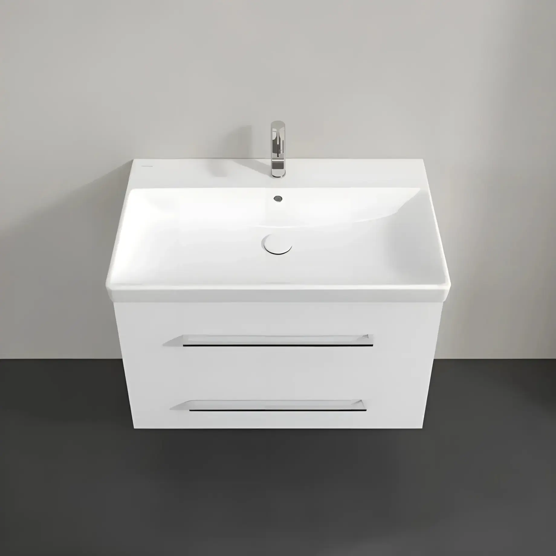 Тумба під умивальник Avento Villeroy & Boch A89100B4 — вид ззаду