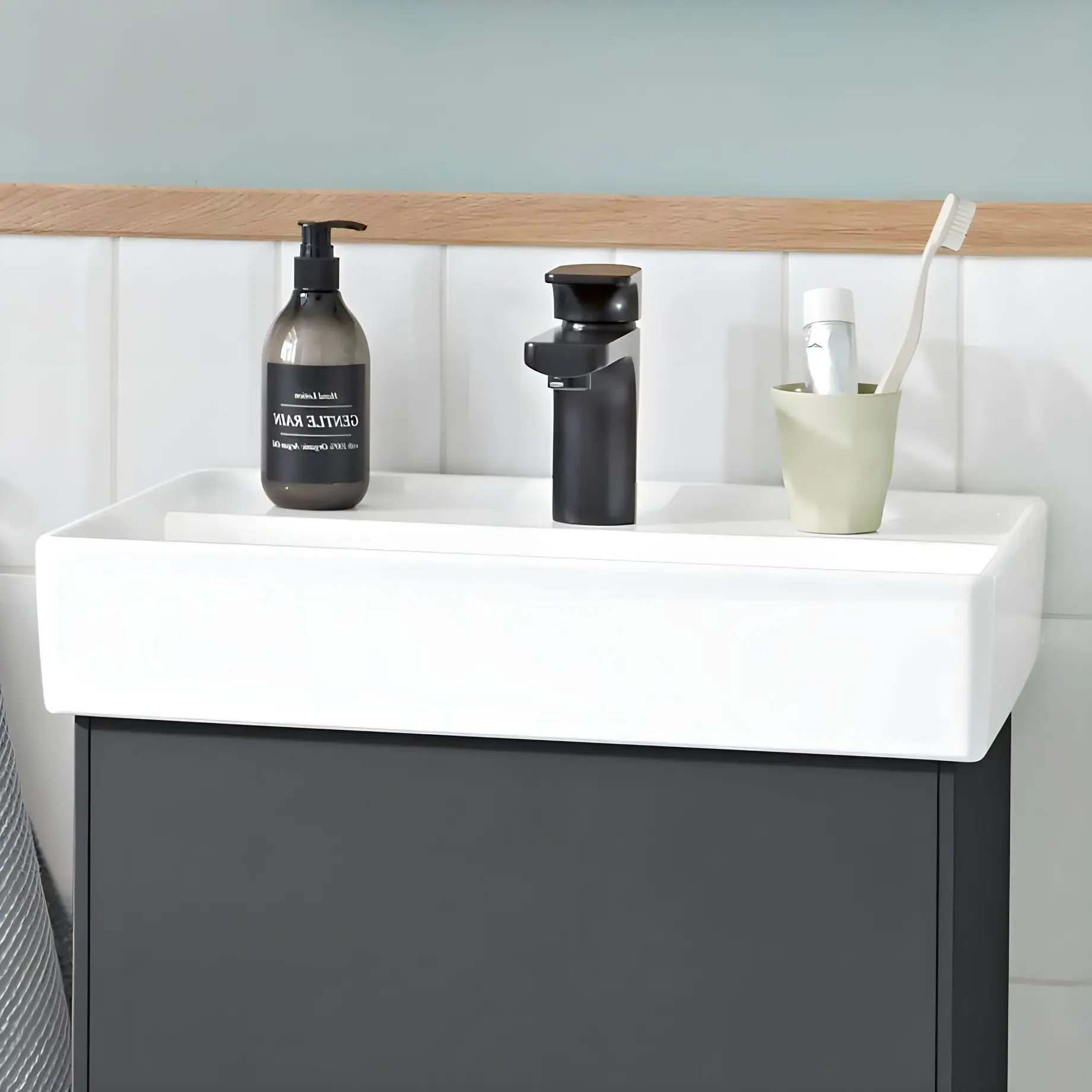 Умывальник Collaro Villeroy & Boch 433445RW — боковой ракурс