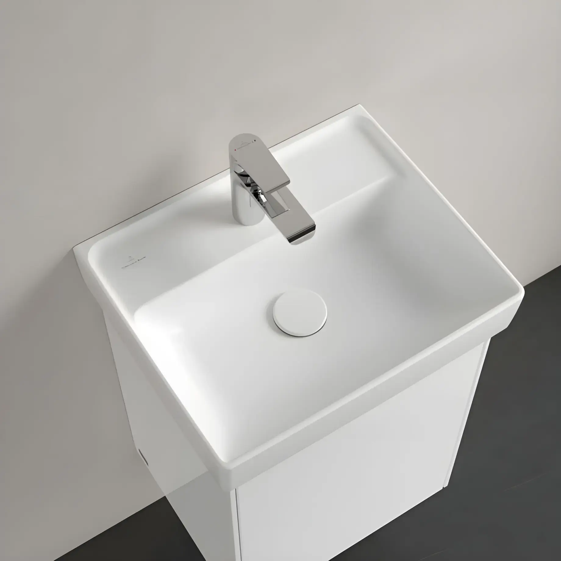Умывальник Collaro Villeroy & Boch 433445RW — вид сзади
