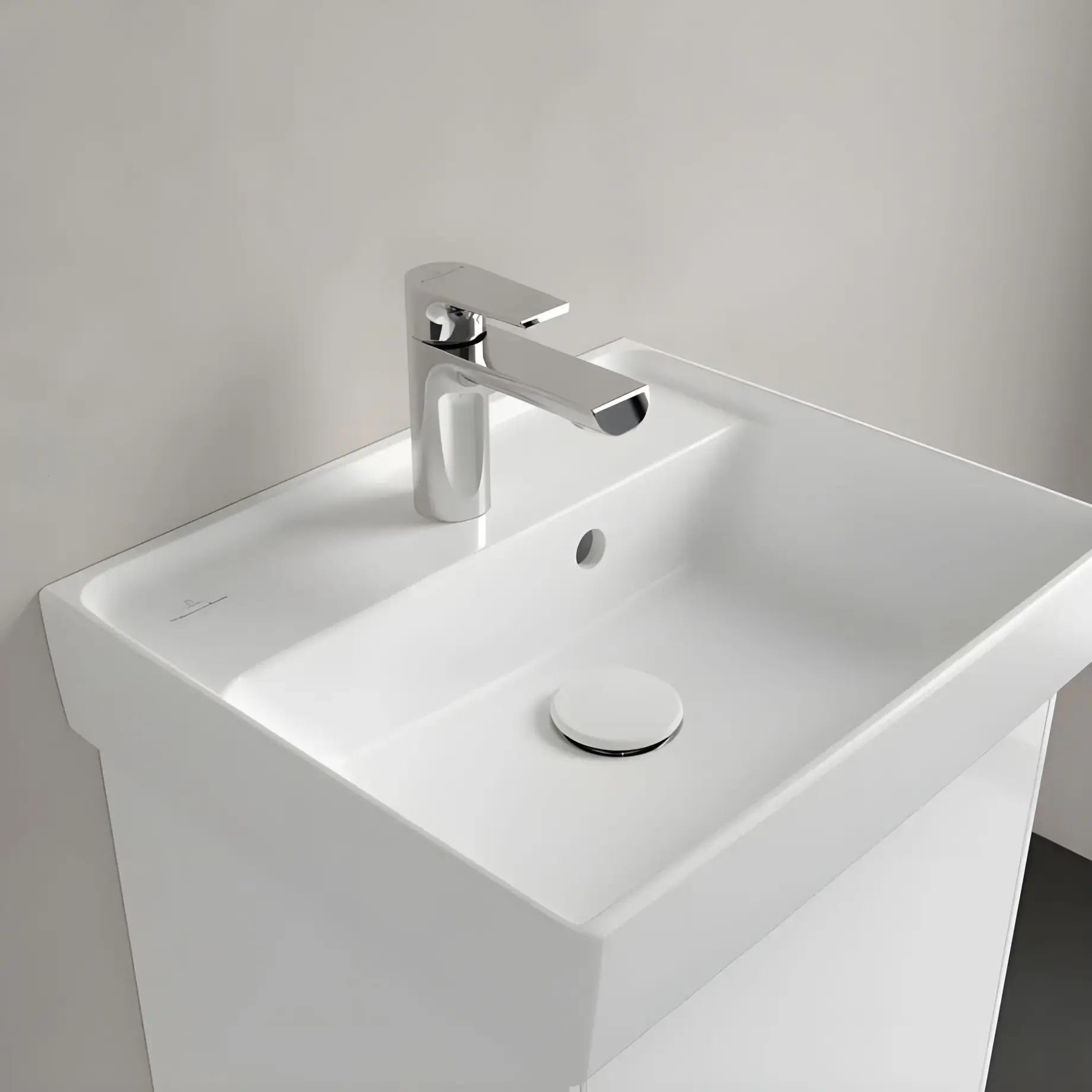 Умывальник Collaro Villeroy & Boch 433445RW — вид внутрь