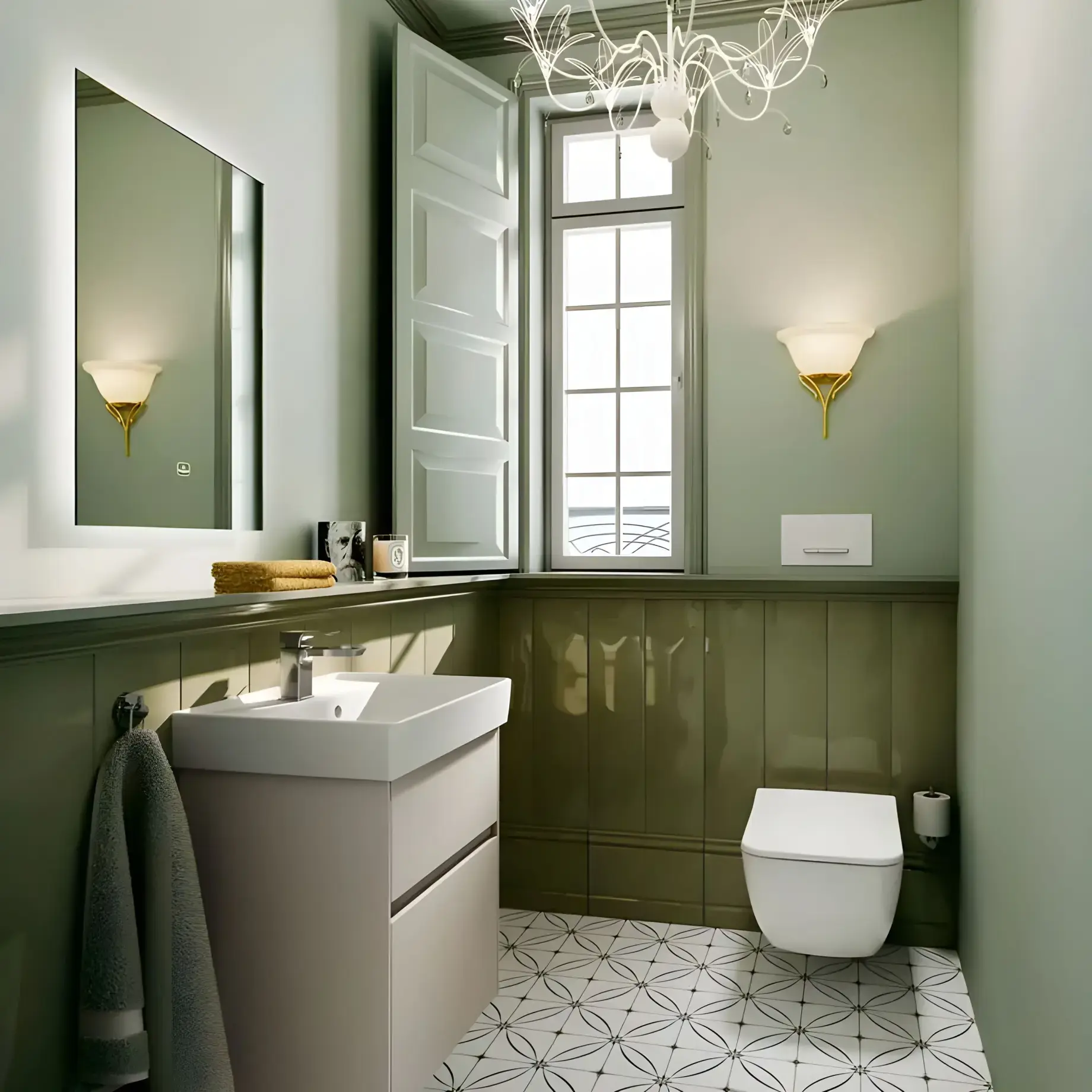 Умивальник Collaro Villeroy & Boch 43345G01 — бічний ракурс
