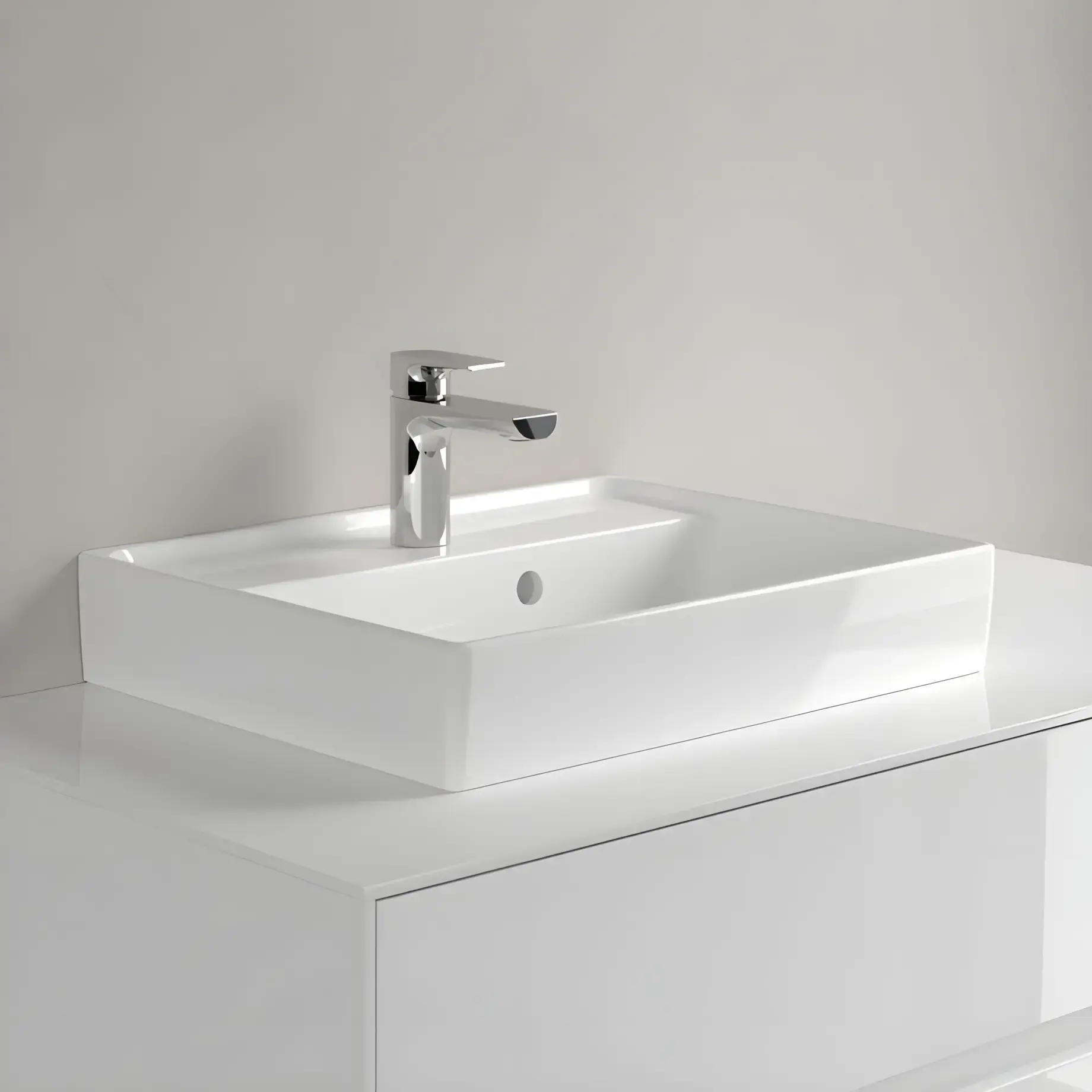 Умивальник Collaro Villeroy & Boch 43345G01 — вид ззаду