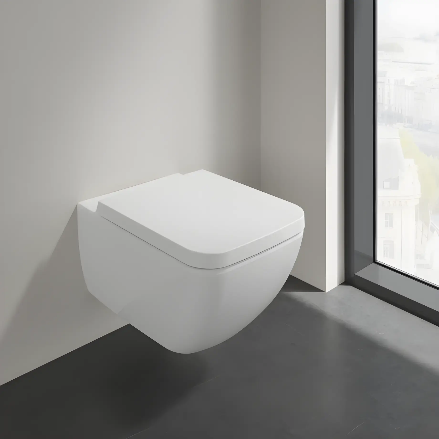 Унітаз Collaro Villeroy & Boch 4626HS01 — вид спереду