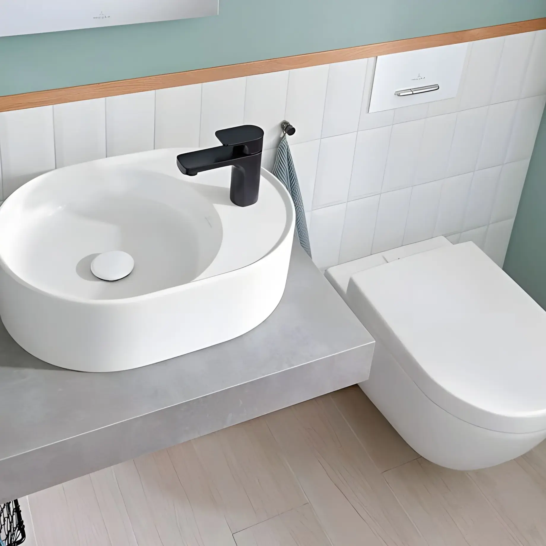 Умивальник Collaro Villeroy & Boch 4A155101 — вид спереду