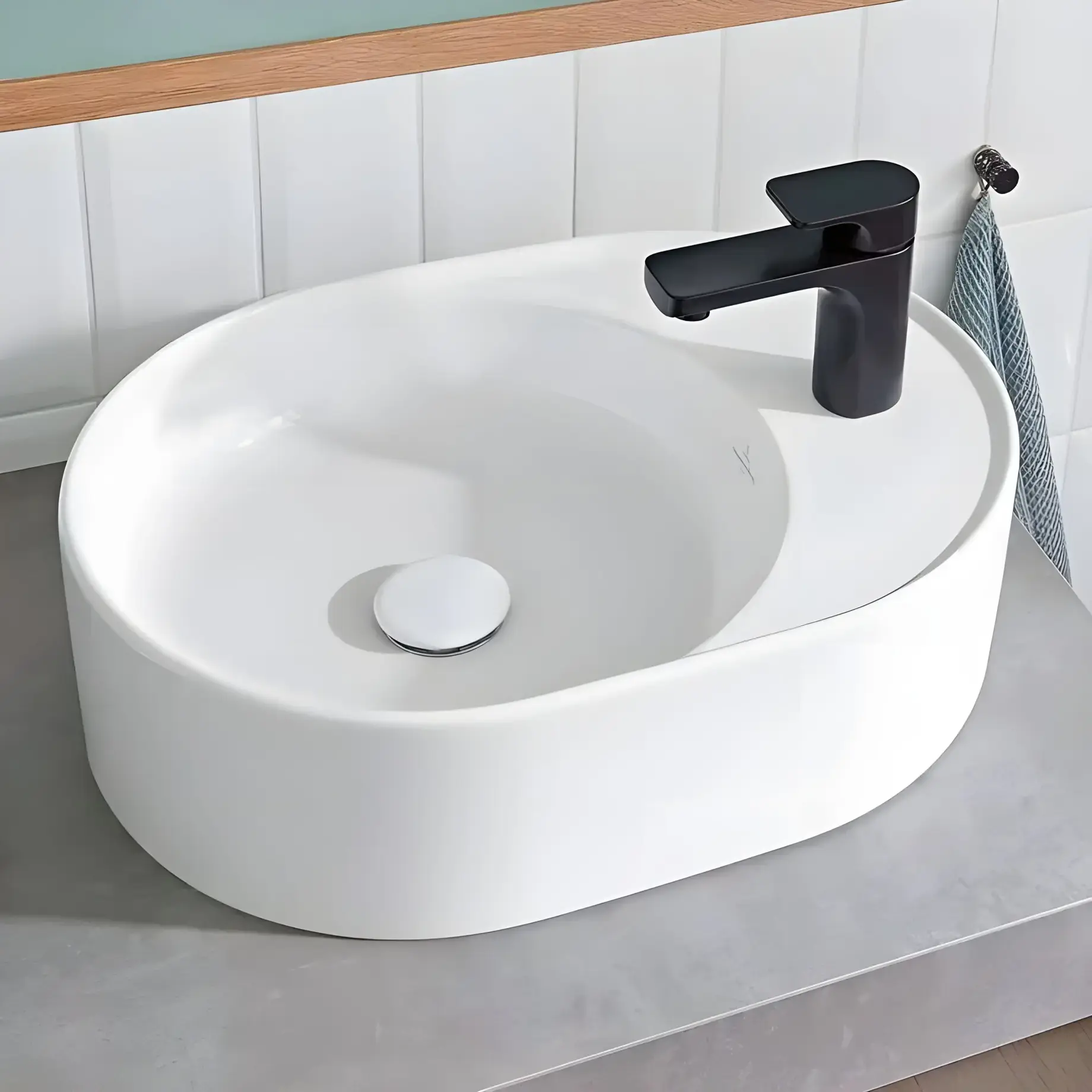 Умивальник Collaro Villeroy & Boch 4A155101 — бічний ракурс