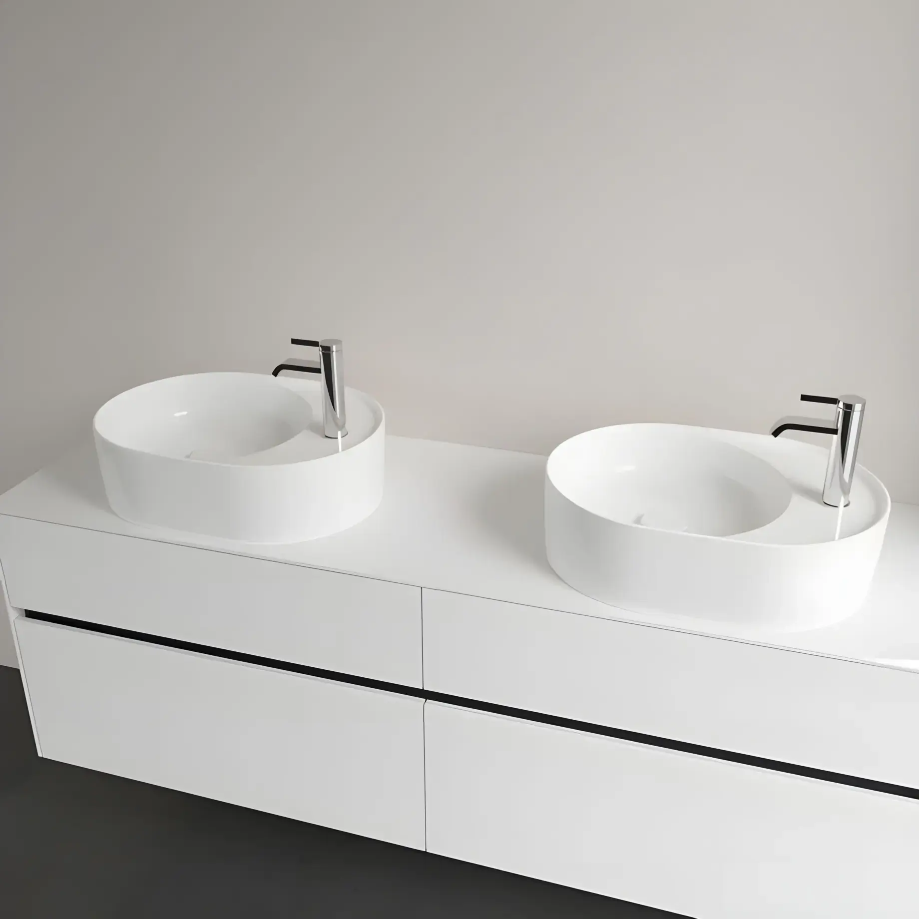 Умивальник Collaro Villeroy & Boch 4A155101 — вид ззаду