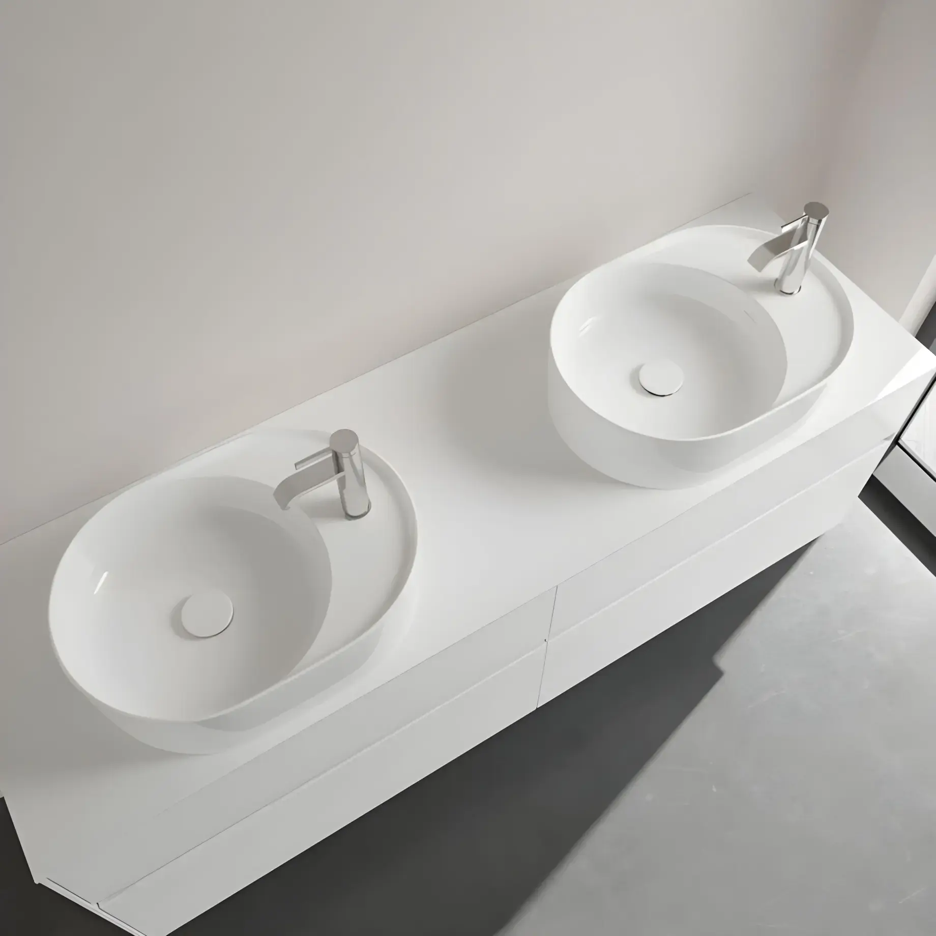 Умивальник Collaro Villeroy & Boch 4A155101 — ракурс 3/4