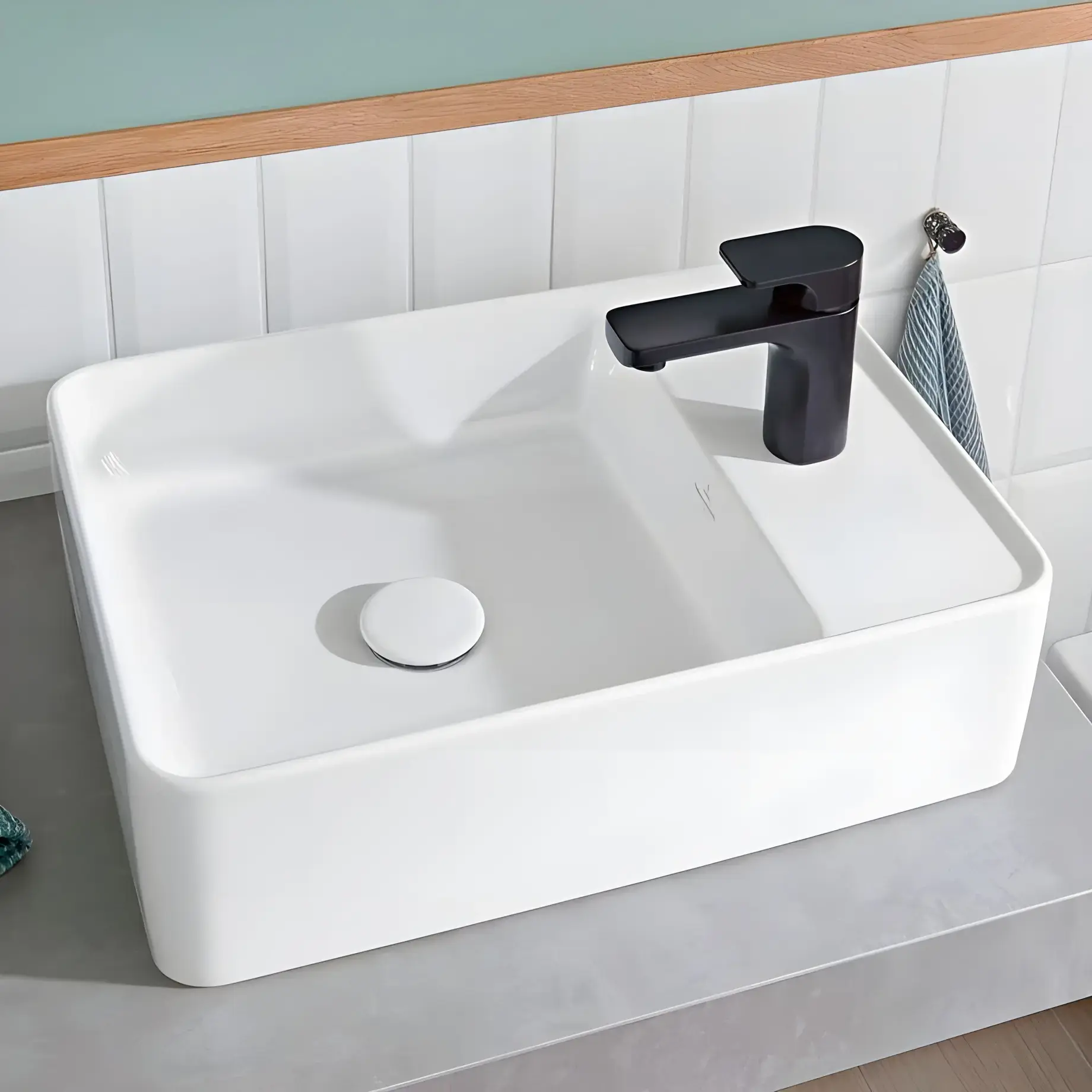 Умивальник Collaro Villeroy & Boch 4A175101 — бічний ракурс