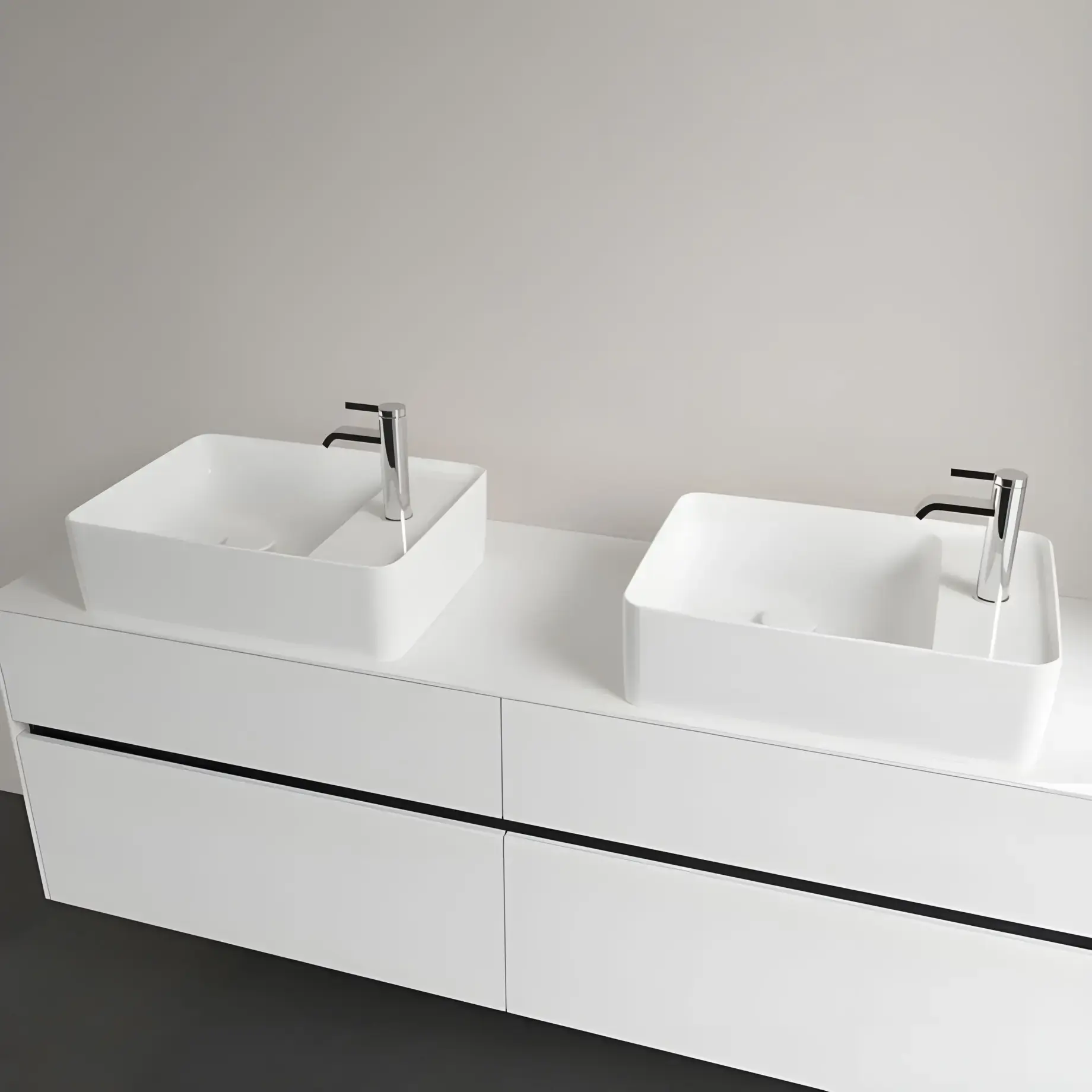 Умивальник Collaro Villeroy & Boch 4A175101 — вид ззаду