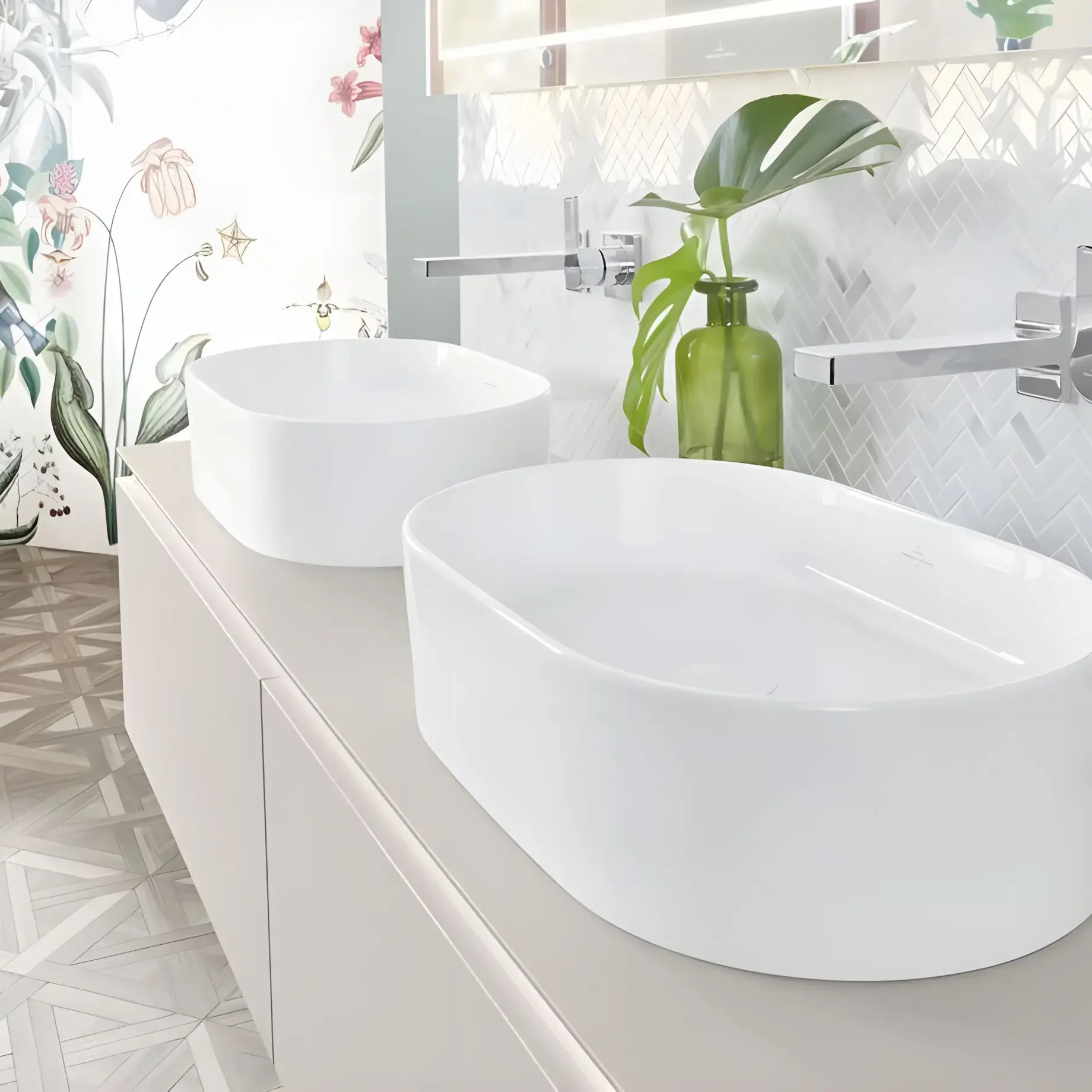 Умывальник Collaro Villeroy & Boch 4A195601 — вид спереди
