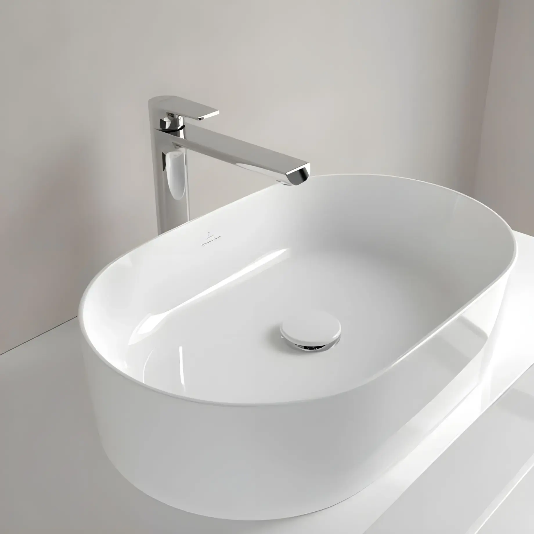 Умывальник Collaro Villeroy & Boch 4A195601 — вид сзади