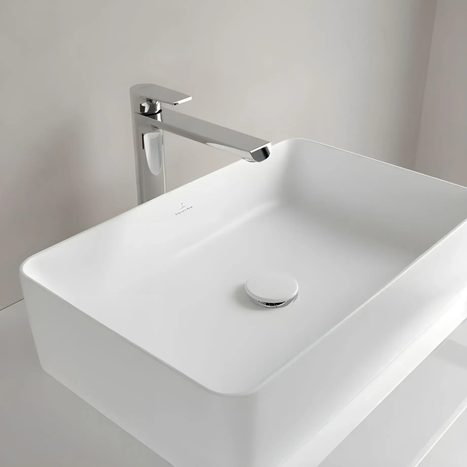Умывальник Collaro Villeroy & Boch 4A2056RW White Alpin — ракурс 3/4