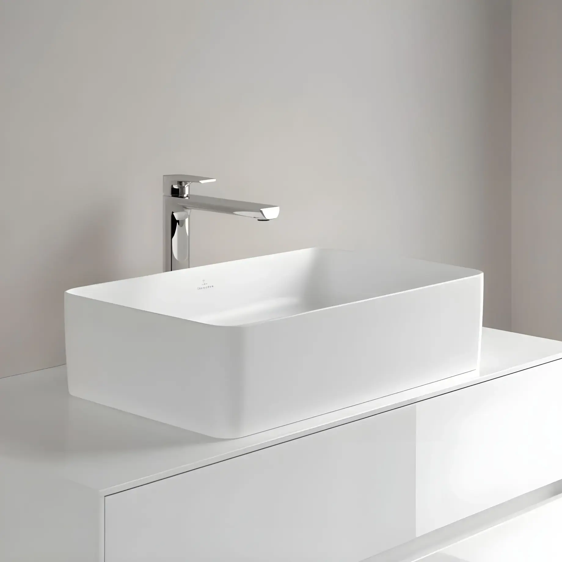 Умывальник Collaro Villeroy & Boch 4A2056RW White Alpin — вид внутрь