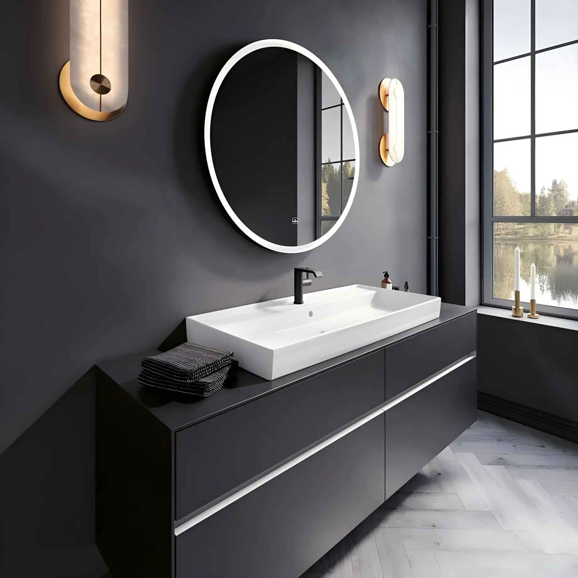 Умывальник Collaro Villeroy & Boch 4A331GR1 — ракурс 3/4