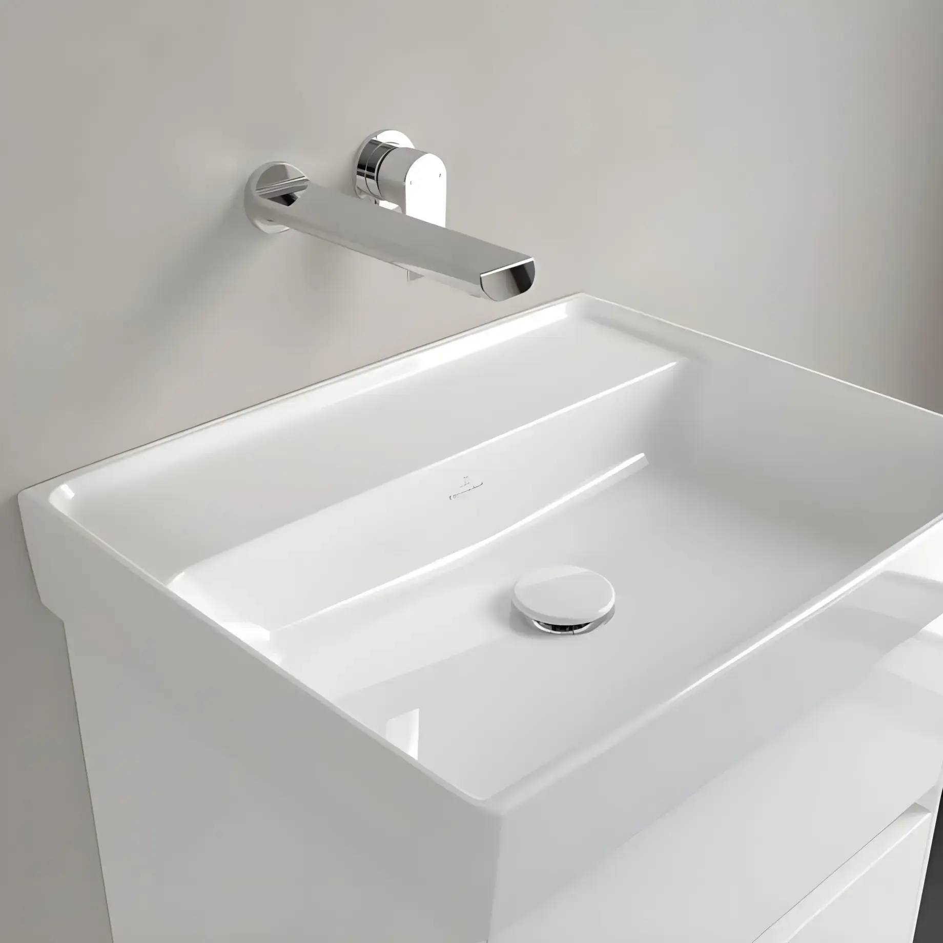 Умивальник Collaro Villeroy & Boch 4A335801 — бічний ракурс