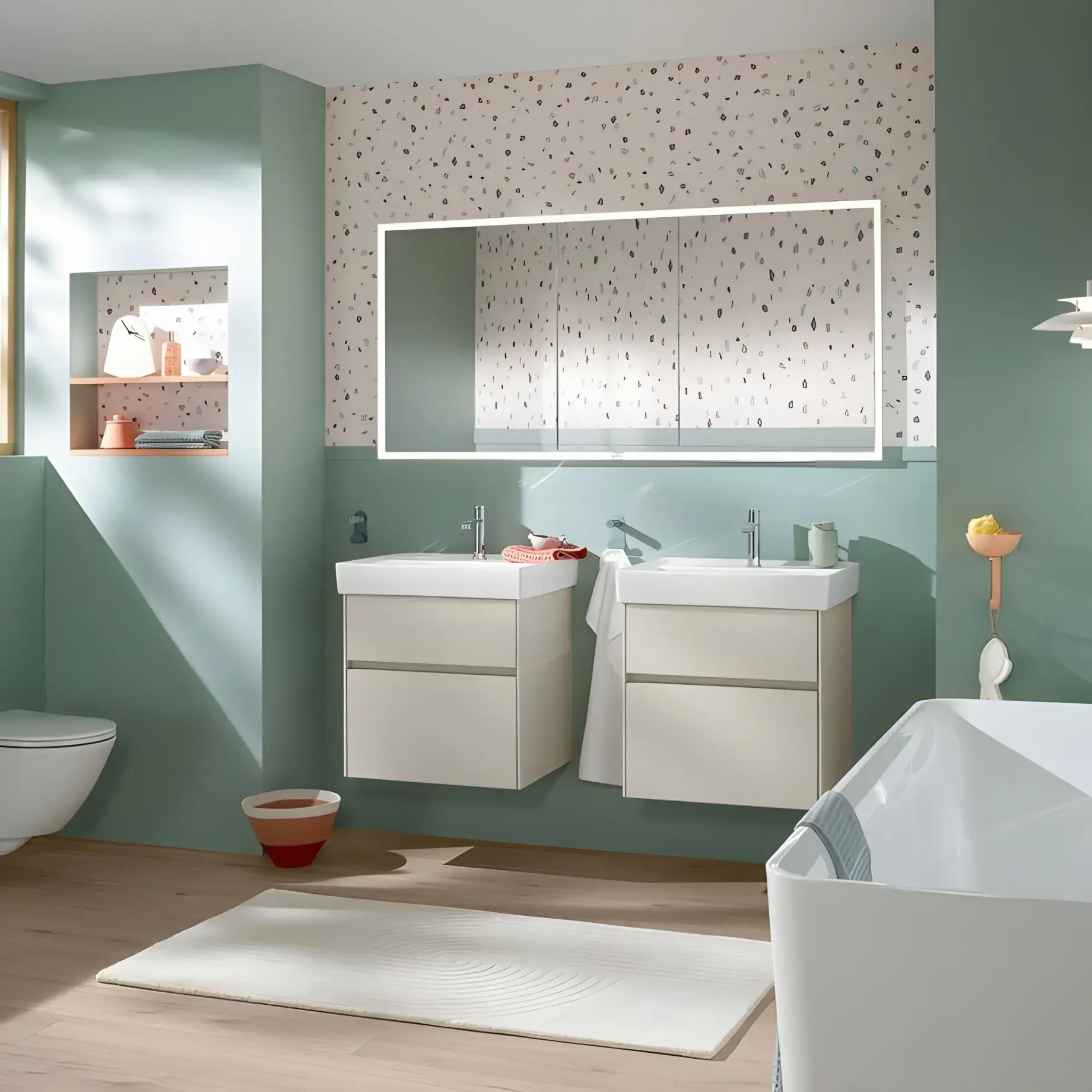 Умывальник Collaro Villeroy & Boch 4A336001 — боковой ракурс