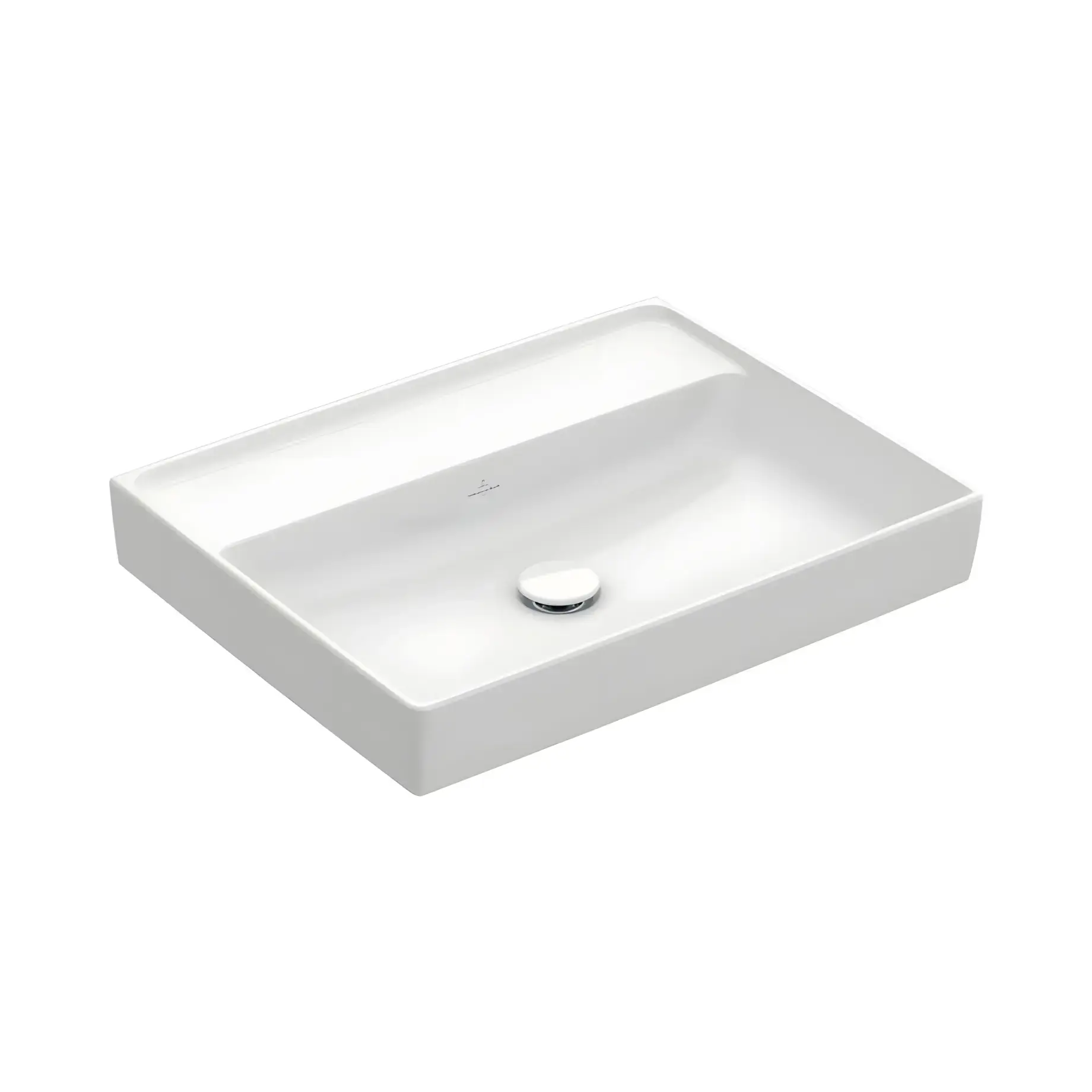 Умивальник Collaro Villeroy & Boch 4A336301 Alpine White 60 х 47 см — вид на білому тлі