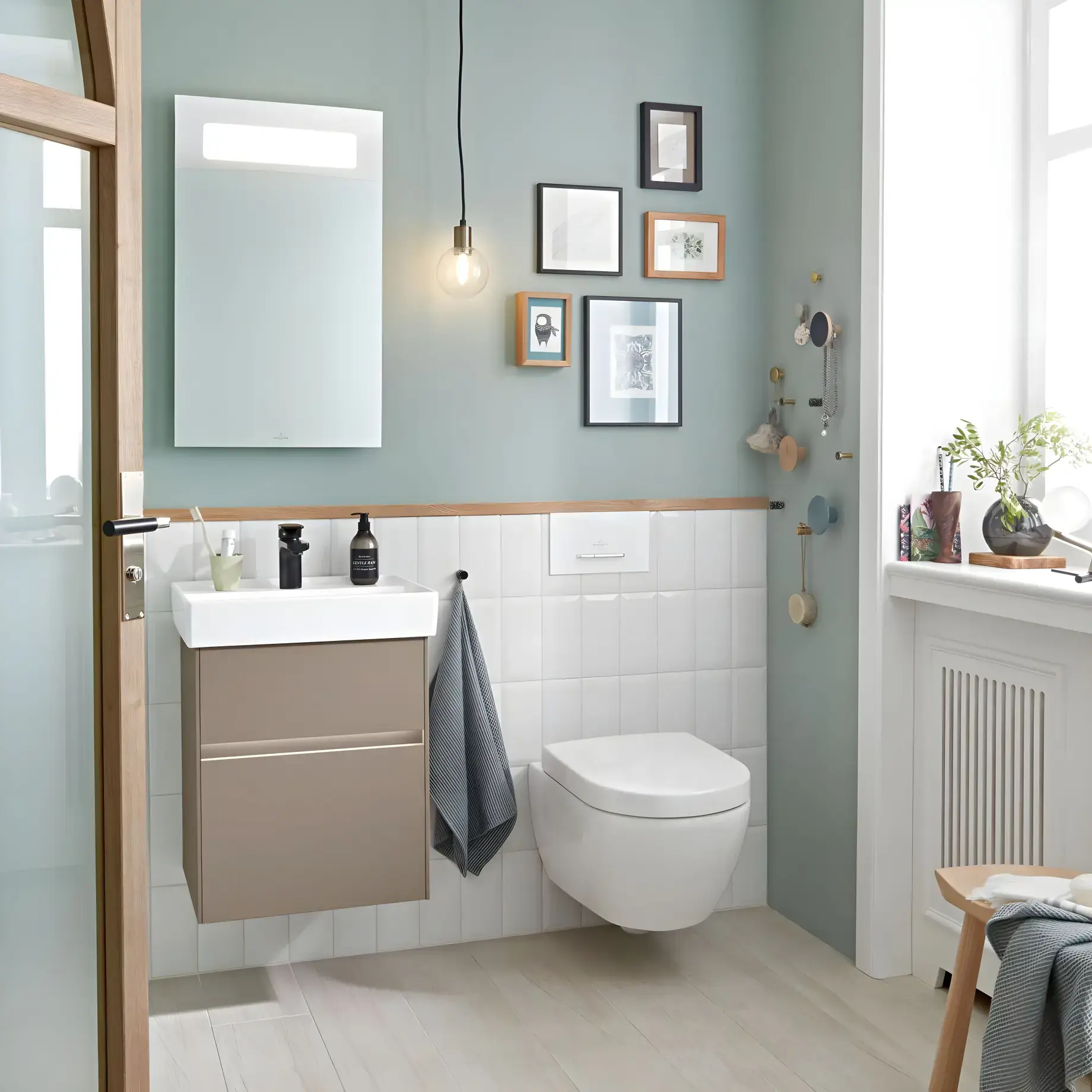 Умывальник Collaro Villeroy & Boch 4A3365R1 — боковой ракурс