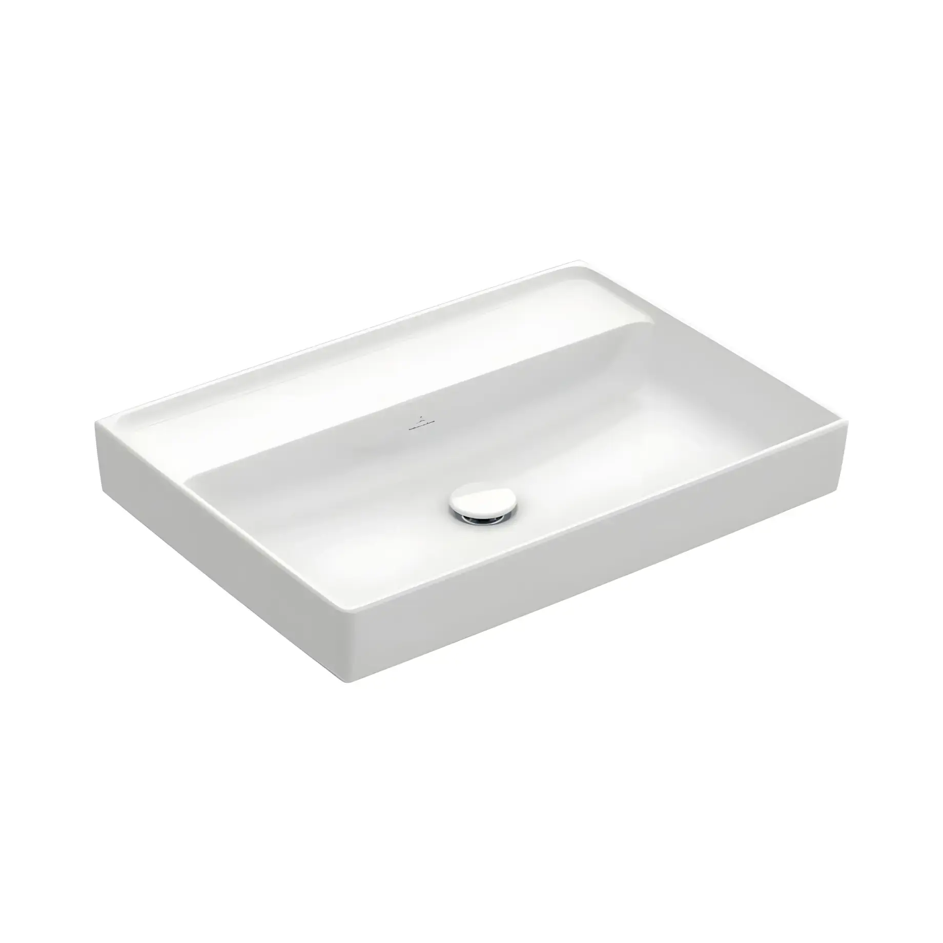 Умивальник Collaro Villeroy & Boch 4A336801 Alpine White 65 х 47 см — вид на білому тлі