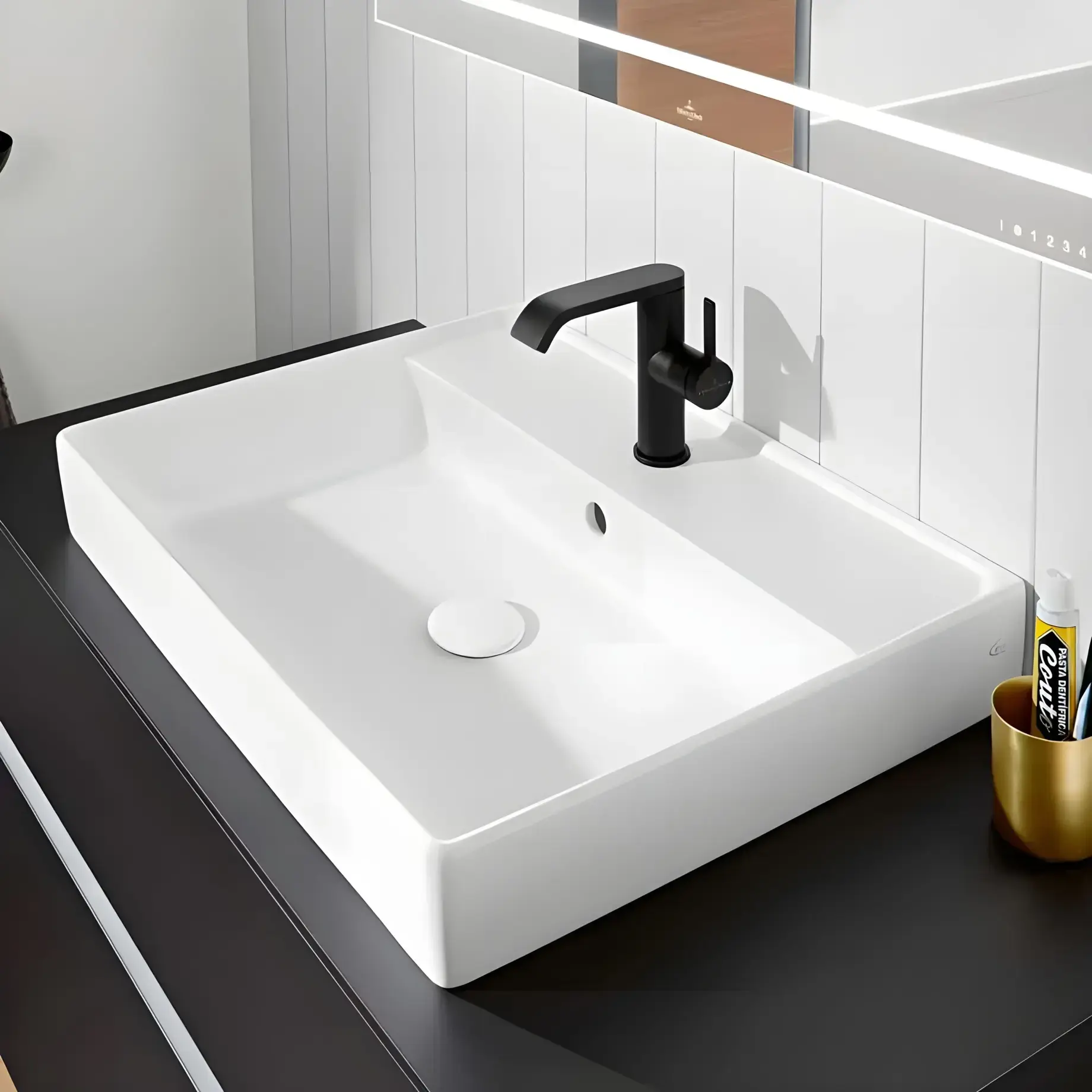 Умывальник Collaro Villeroy & Boch 4A336G01 — вид спереди