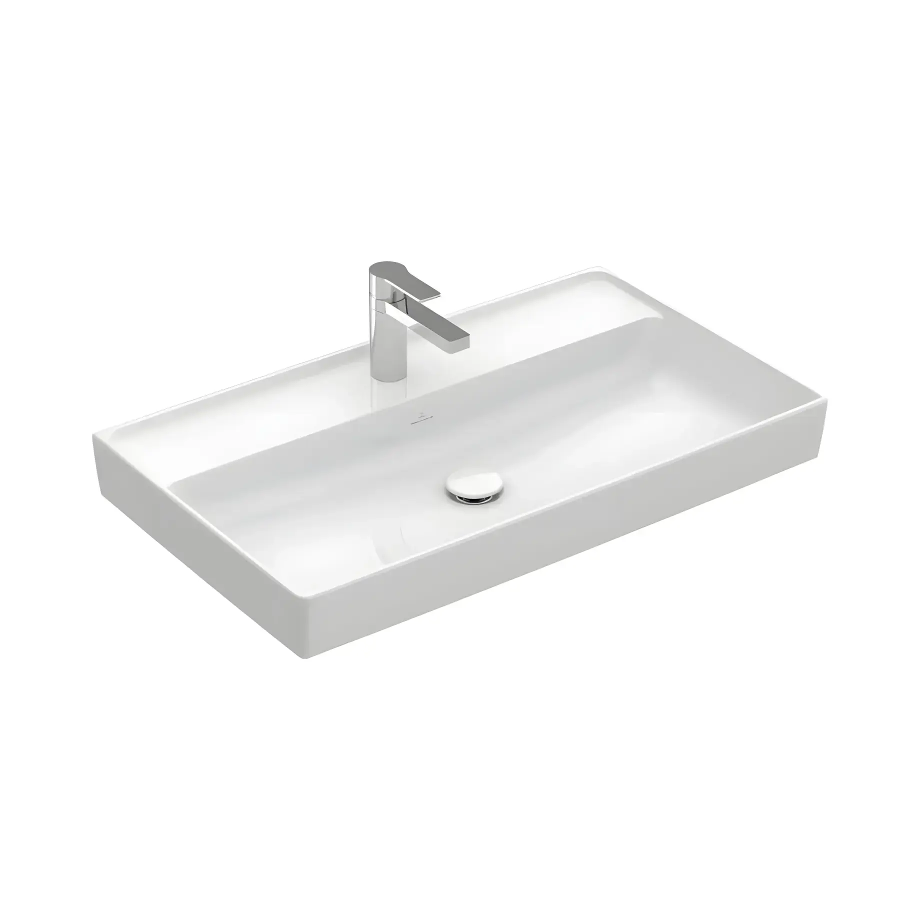 Умивальник Collaro Villeroy & Boch 4A338001 Alpine White — вид на білому тлі
