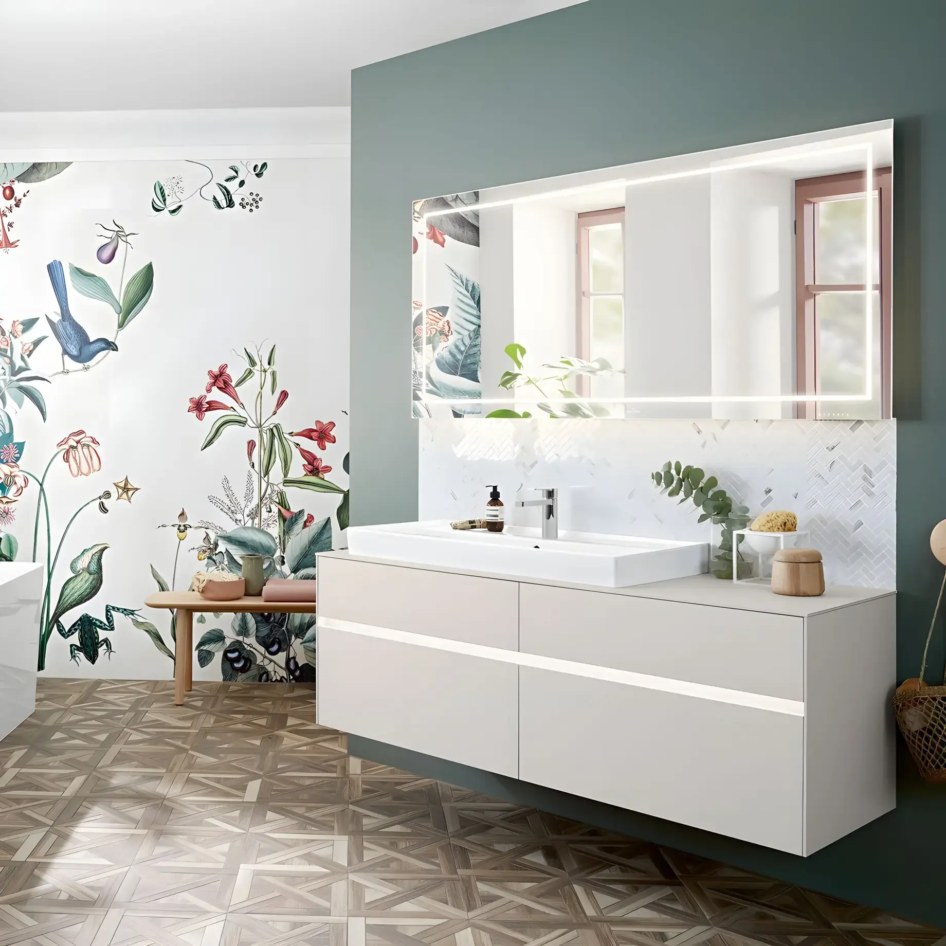Умивальник Collaro Villeroy & Boch 4A338G01 — бічний ракурс