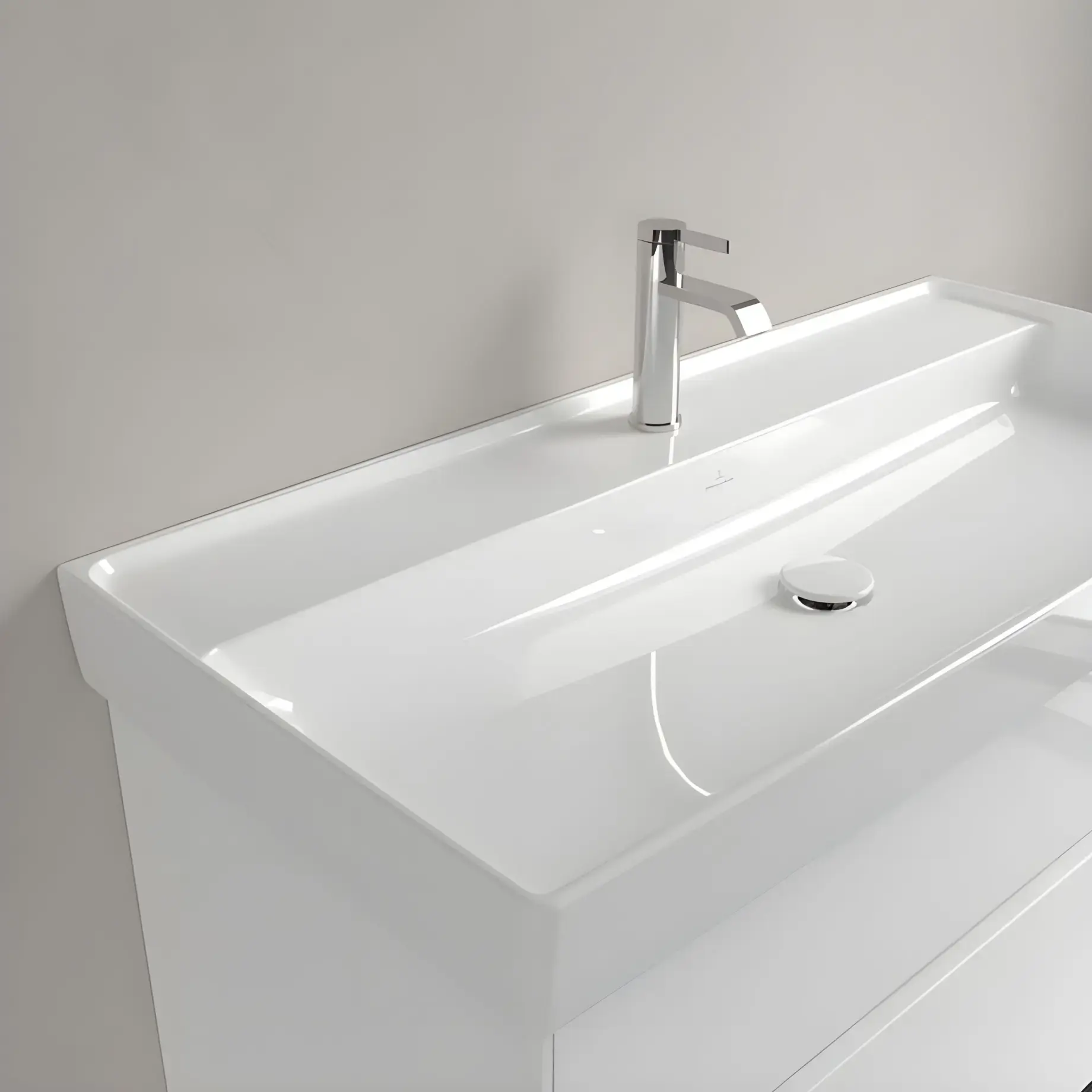 Умивальник Collaro Villeroy & Boch 4A33A2R1 — деталь крупним планом