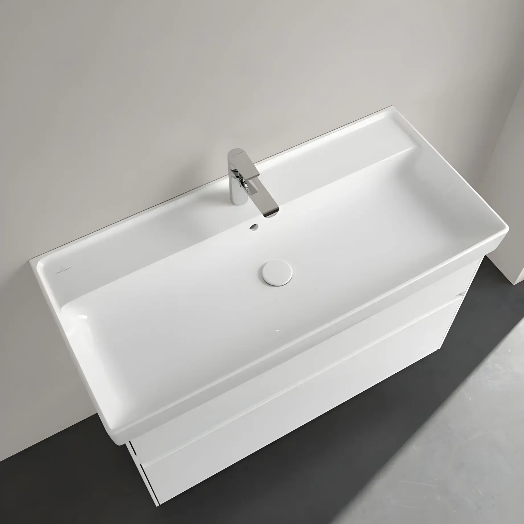 Умивальник Collaro Villeroy & Boch 4A33A501 — вид ззаду