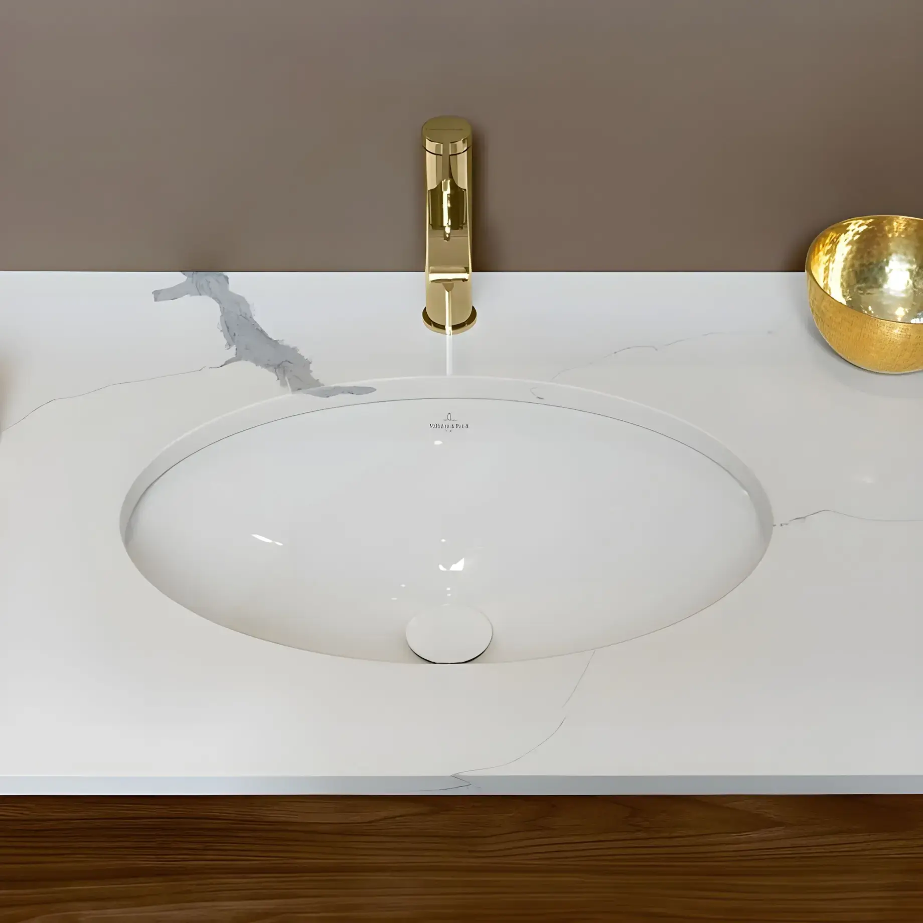 Умивальник Evana Villeroy & Boch 61440001 Alpine White — бічний ракурс